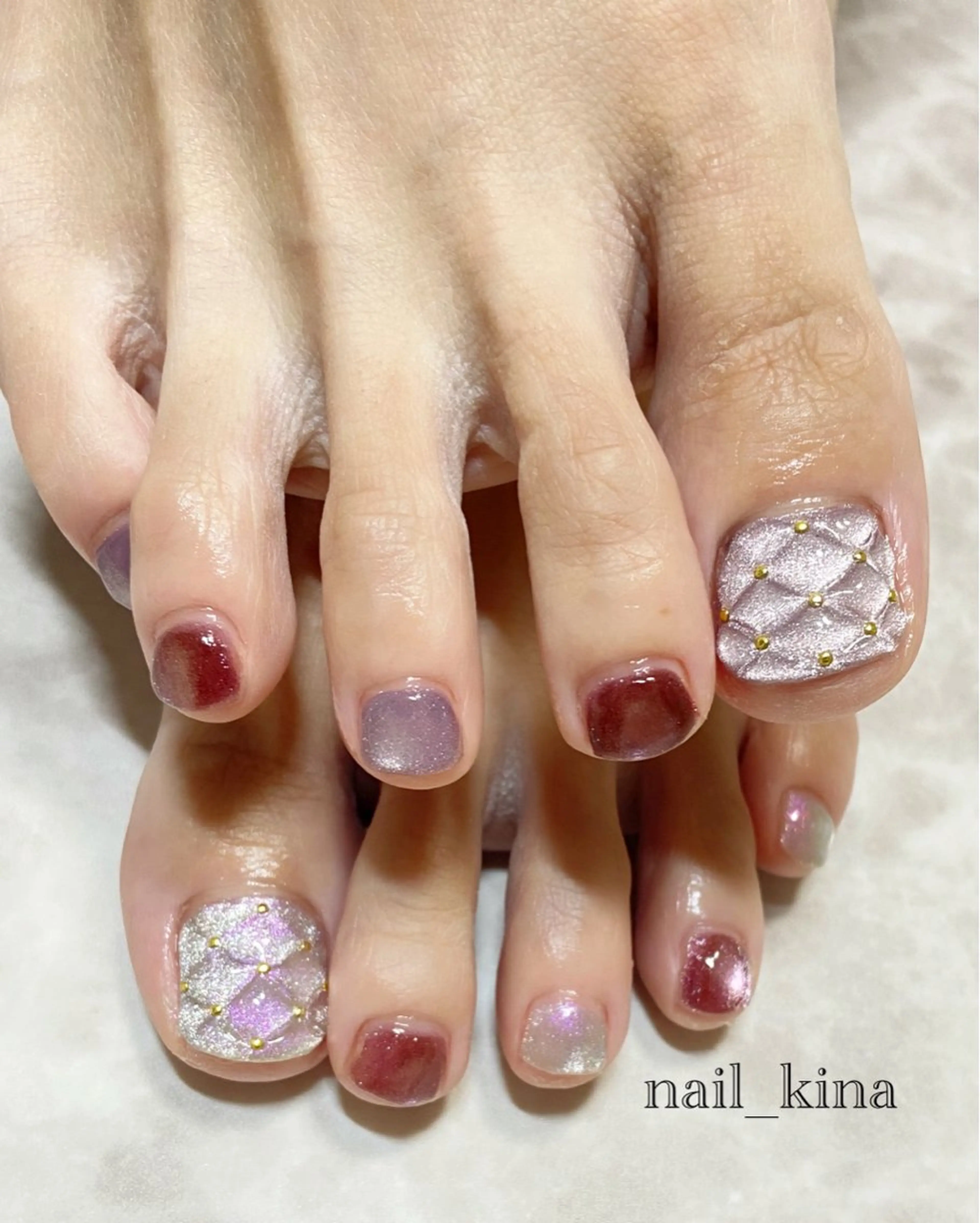 ネイル フットネイル nail_ kinaのネイルデザイン