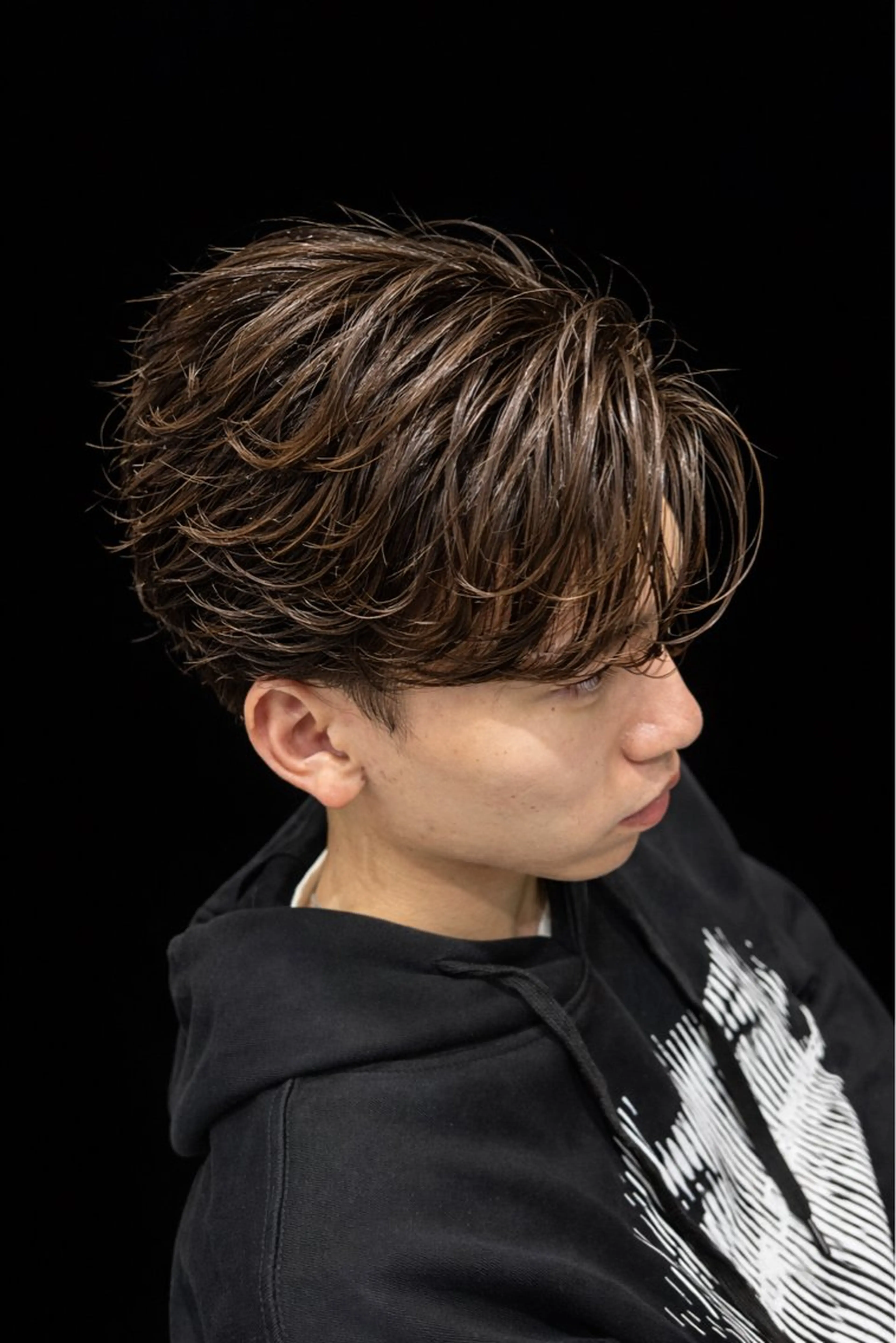 ショート パーマ メンズ ショートヘア REEED所属・渋谷美容師　琉星 メンズ特化のヘアスタイル