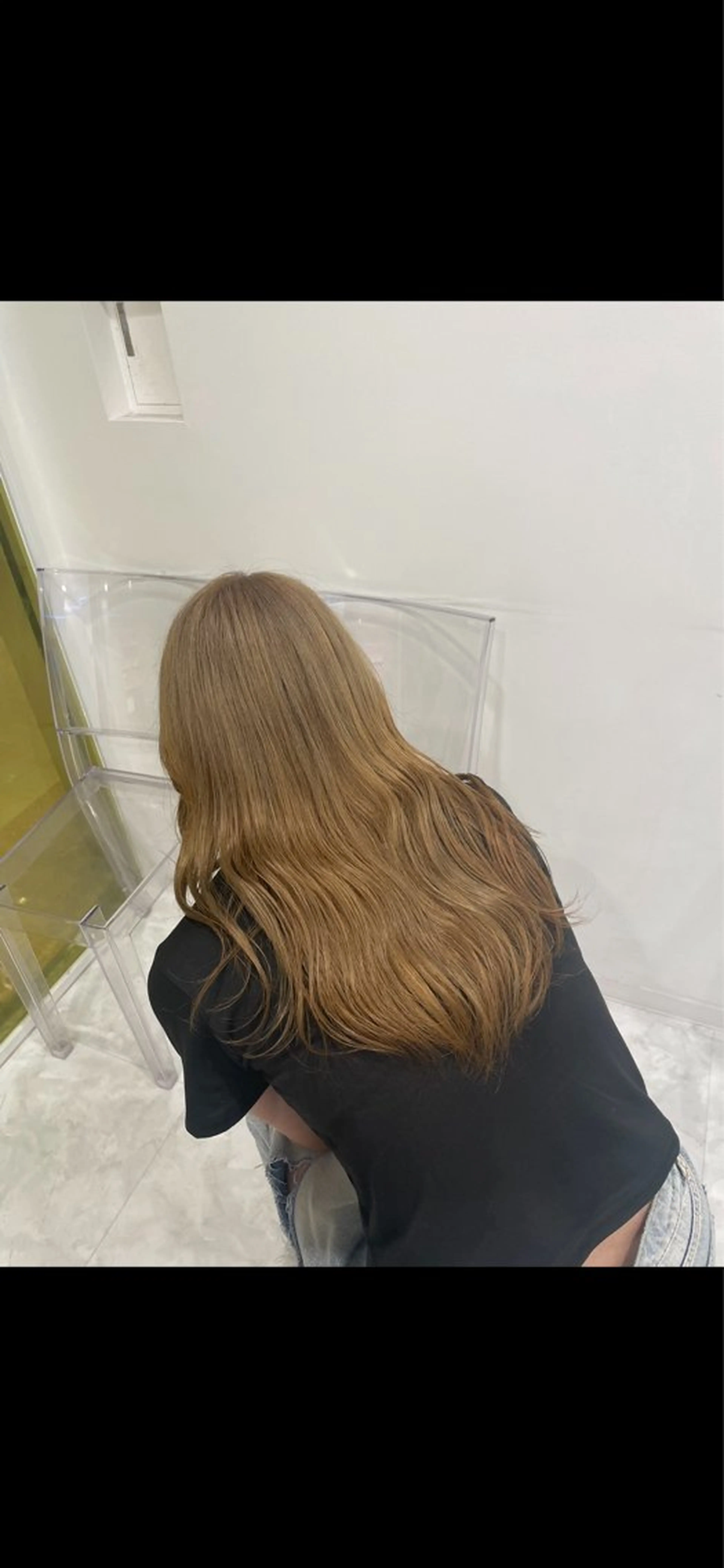 ロング カラー ハイトーン/韓国 レイヤー/るか🎀のヘアスタイル