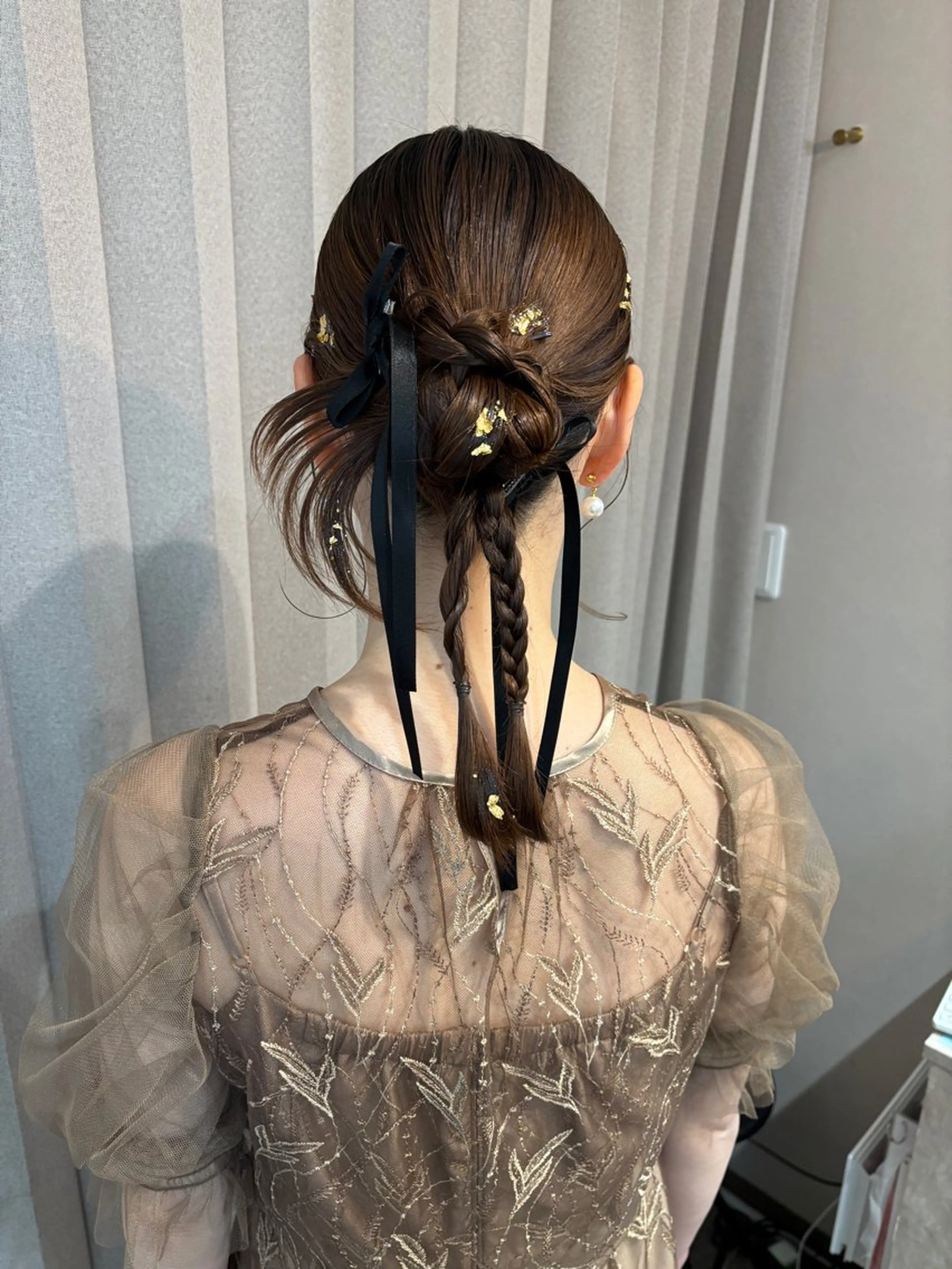 ヘアアレンジ ヘアセット Mila hinaのヘアスタイル