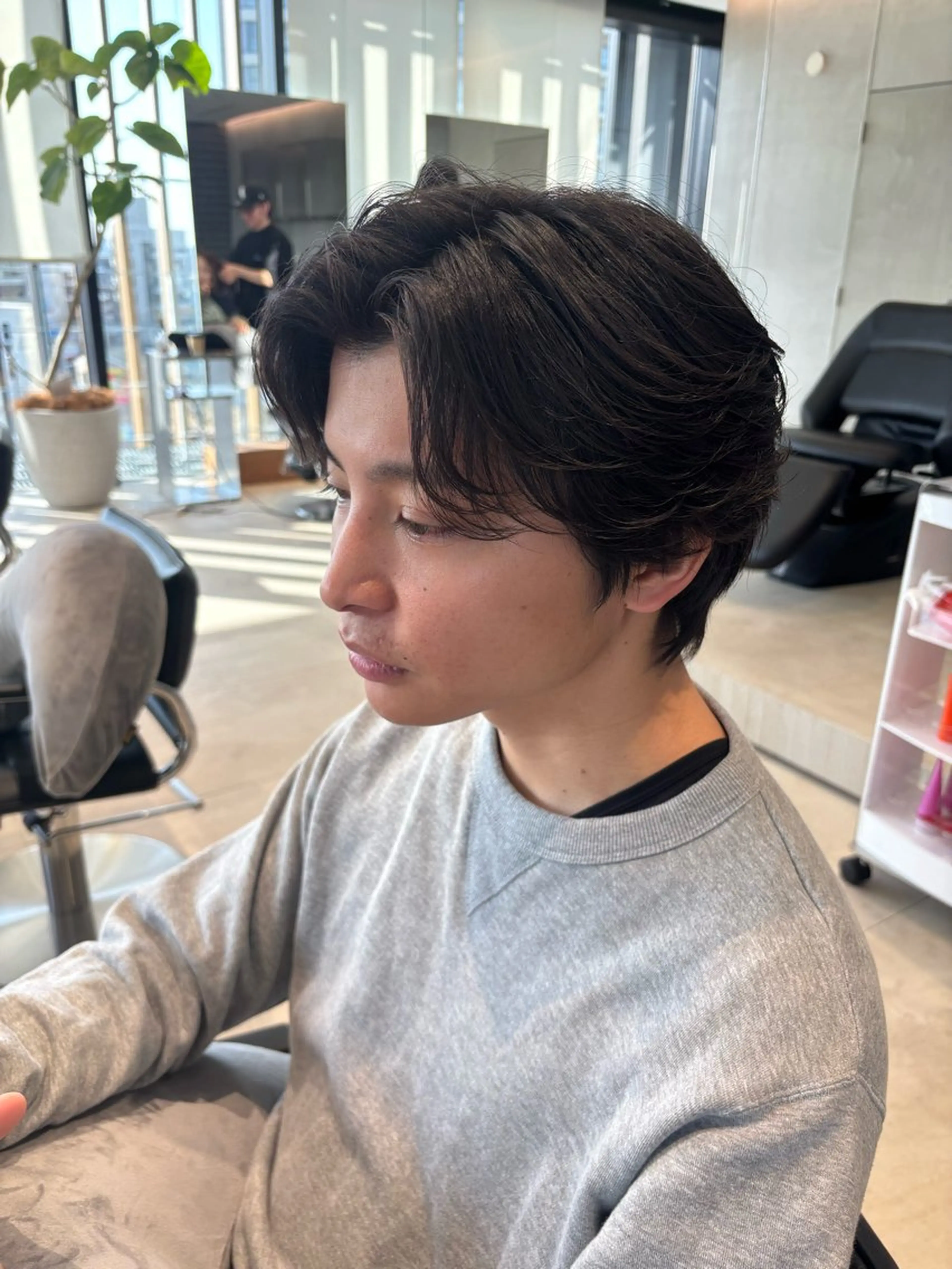 メンズ 地毛風縮毛矯正 /ニュアンス/はるたのヘアスタイル