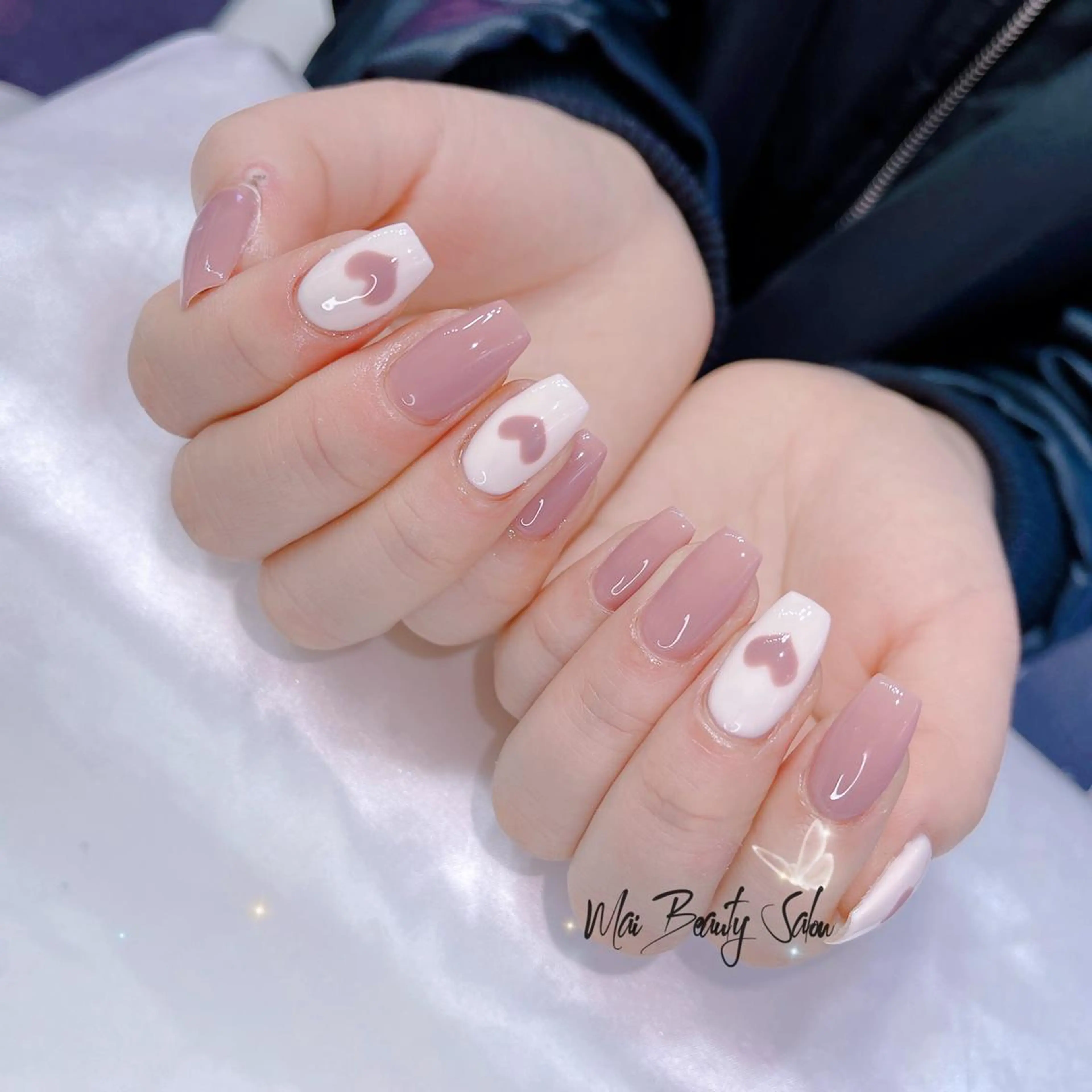 ネイル フットネイル ジェルネイル マグネットネイル パラジェル ワンホンネイル MaiBeauty Niのネイルデザイン