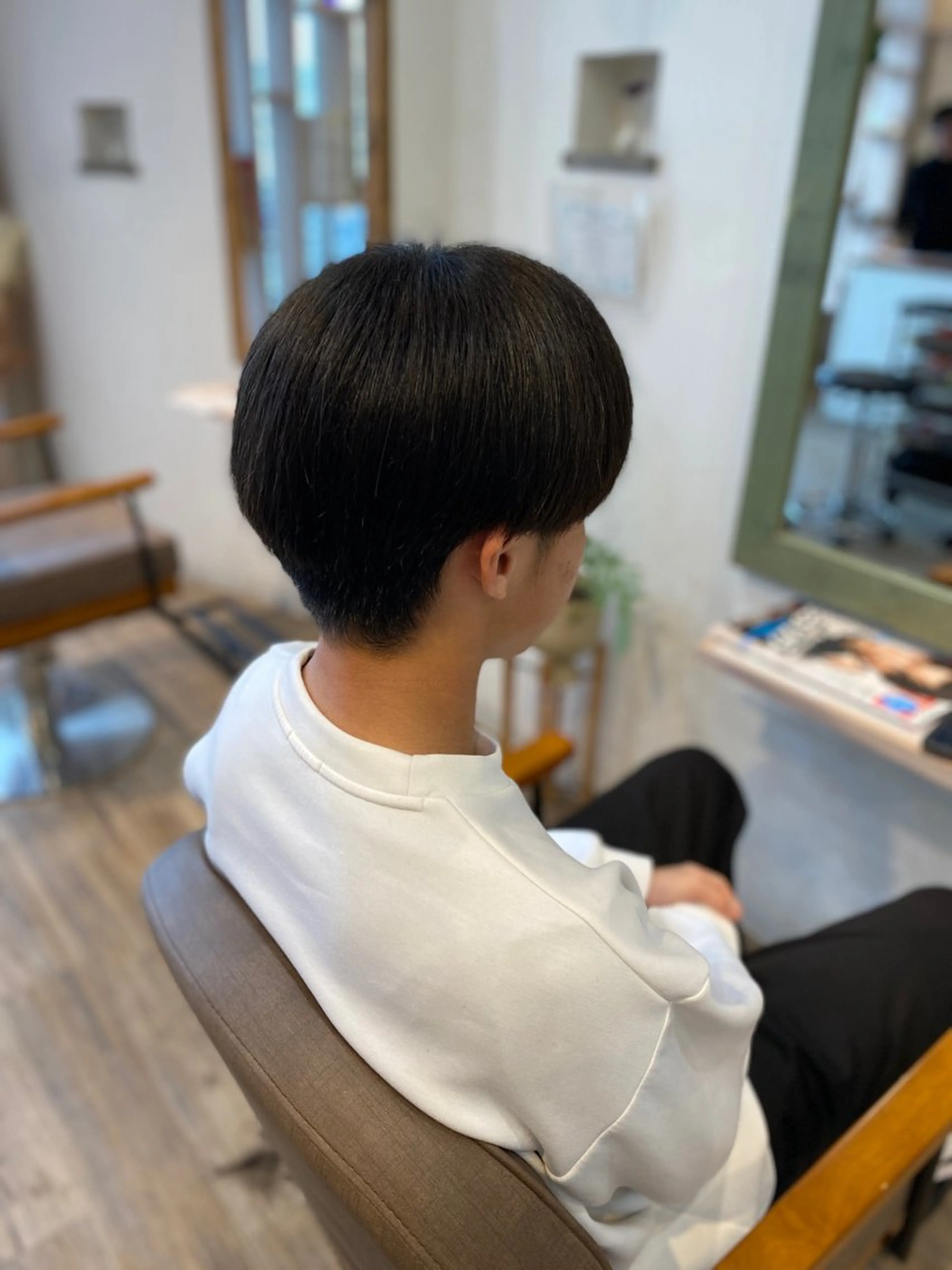 ショート メンズ マッシュ 安住 千明のマツエク・マツパデザイン