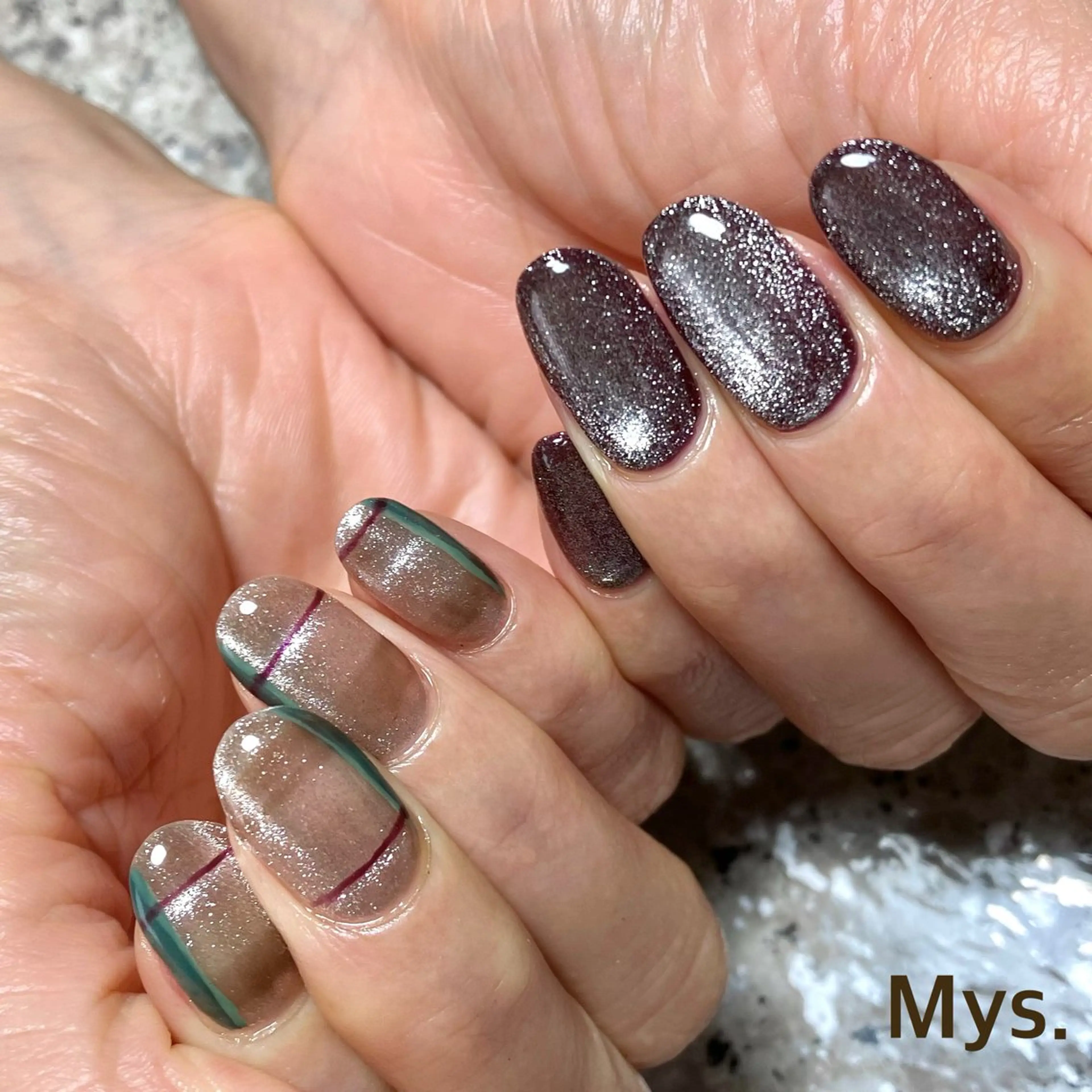 ネイル ハンドネイル Mys. 三上紗紀のネイルデザイン