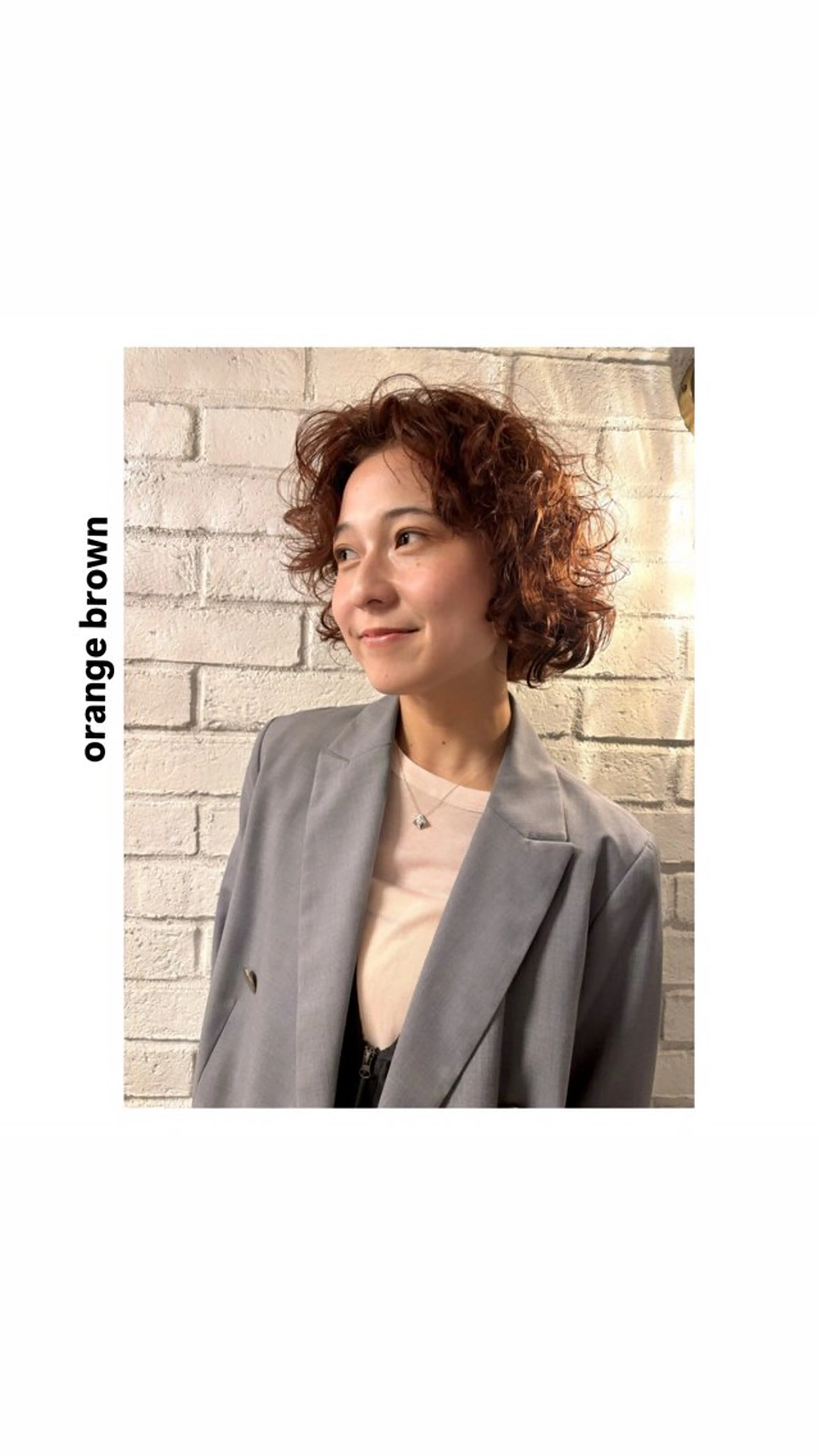 ショート カラー ブラウンカラー オレンジ オレンジブラウン カット ヘアカラー トリートメント hiro【沿線で叶う 似合わせhair】のヘアスタイル