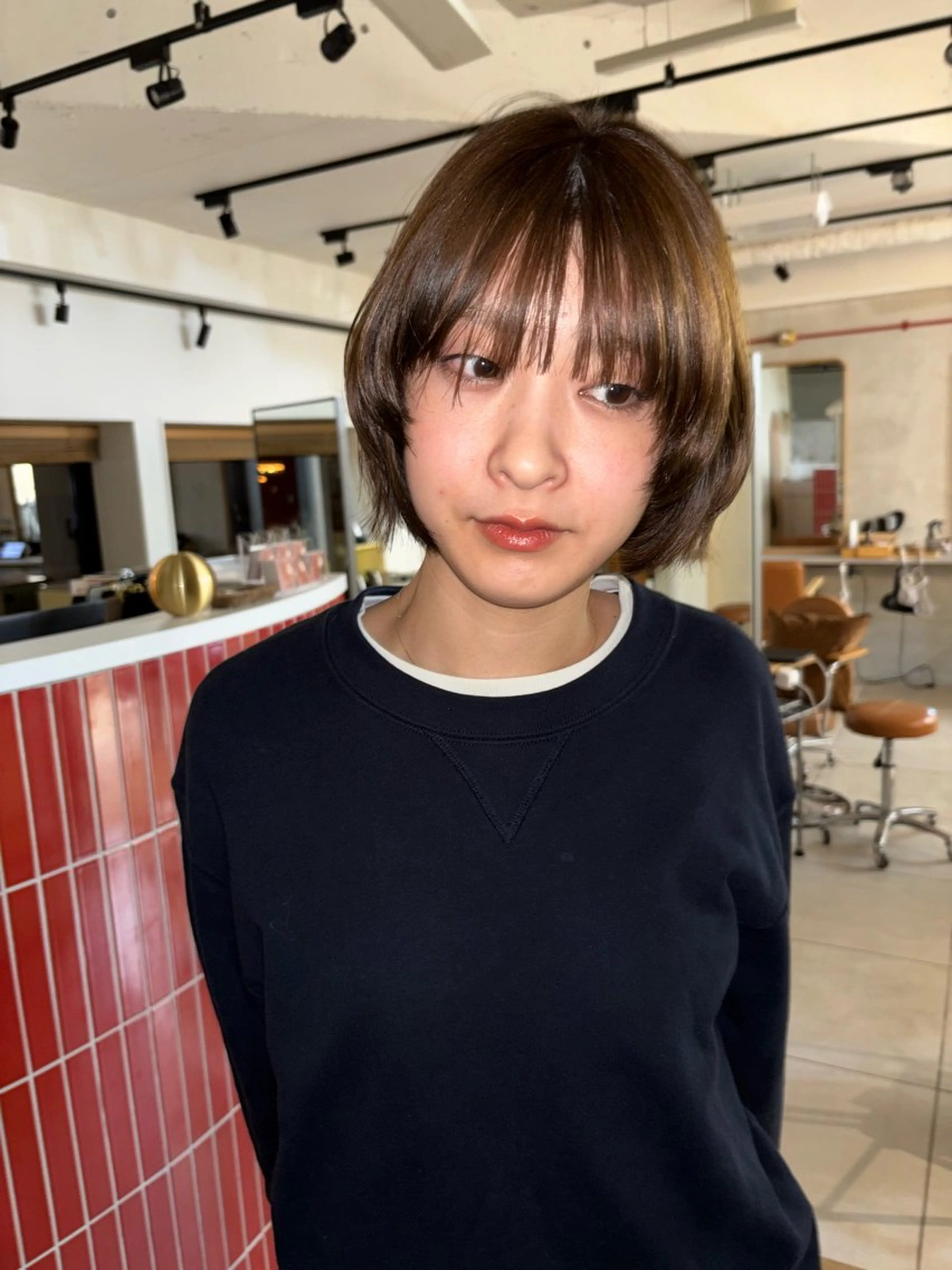 カラー カット ヘアカラー トリートメント Wカラー/レイヤー /ボブ/otohaのヘアスタイル