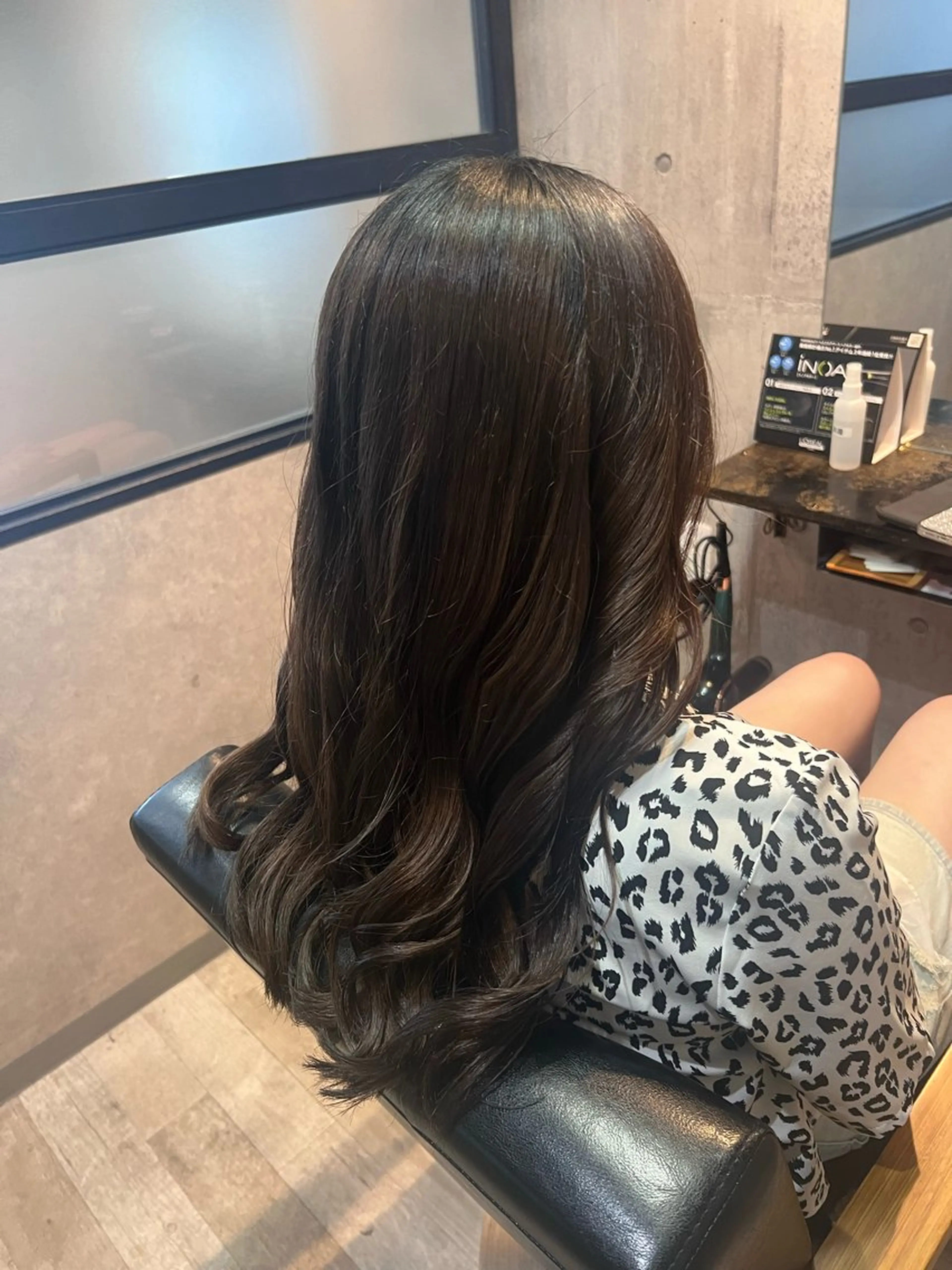 ロング カラー ヘアアレンジ 髪質改善🫧‪ りこのヘアスタイル