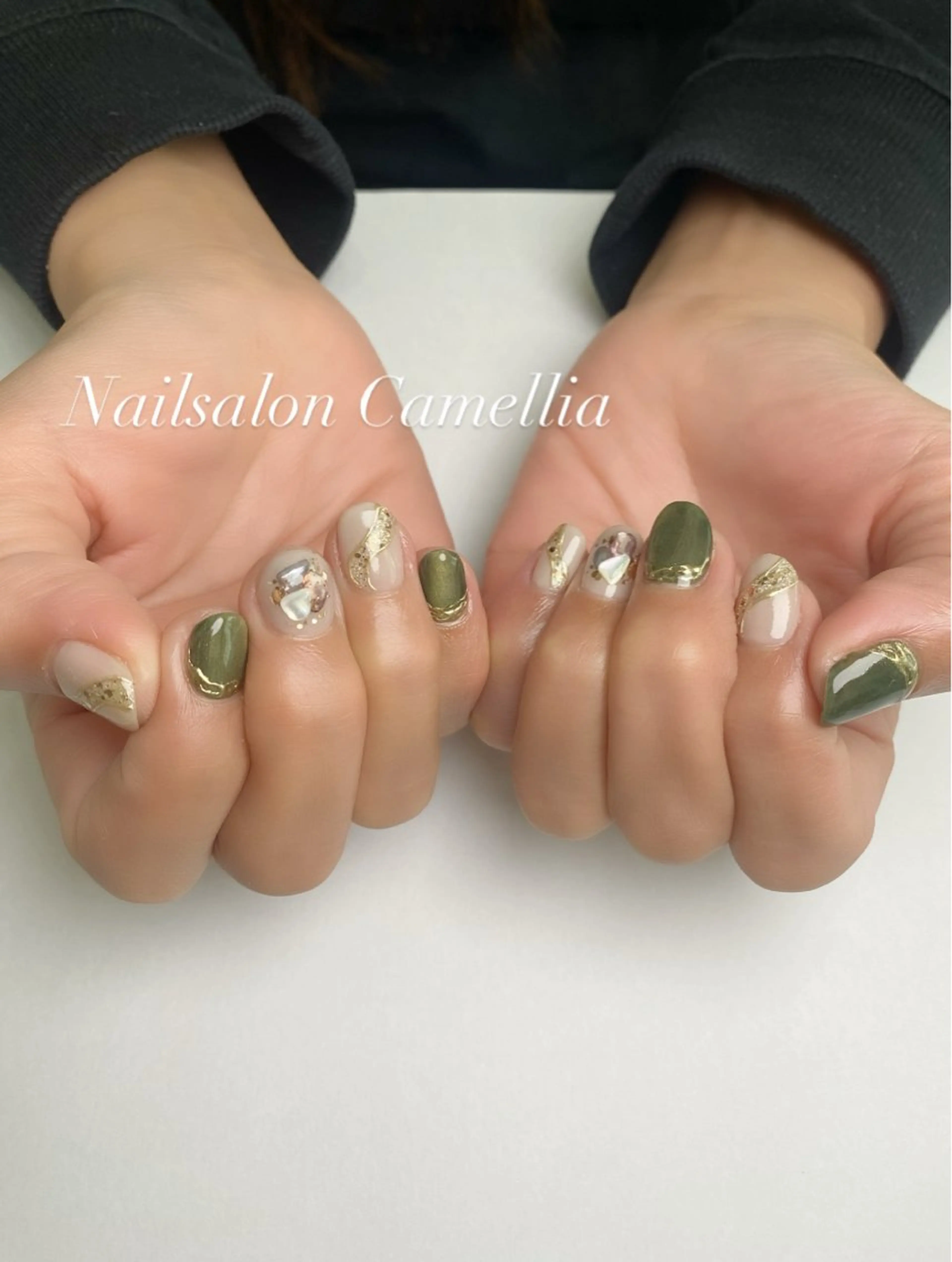 ネイル ハンドネイル nailsalon camelliaのネイルデザイン