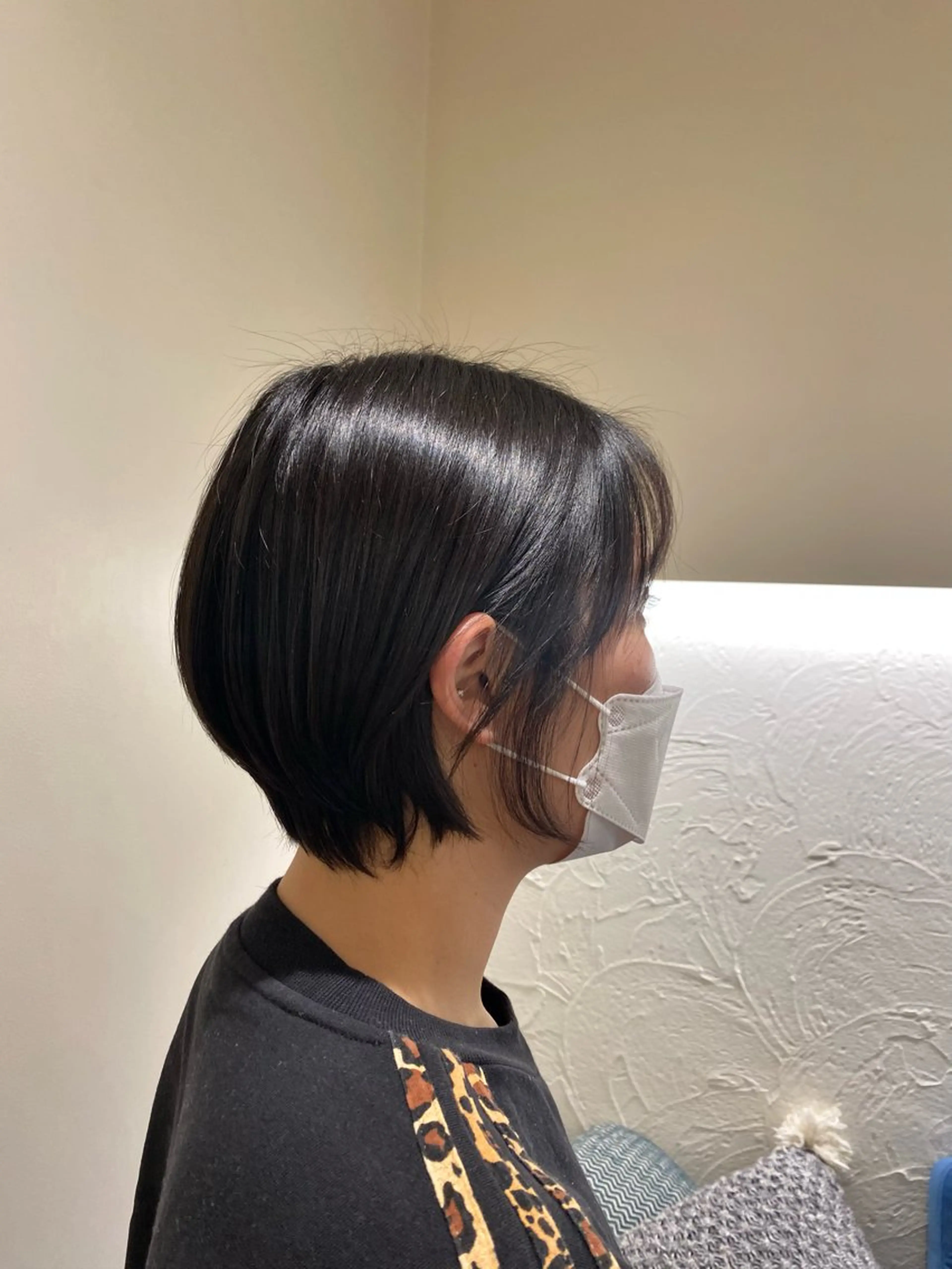 ショート 顔周りカット ショートヘア 似合わせカット /ニュアンスパーマのヘアスタイル