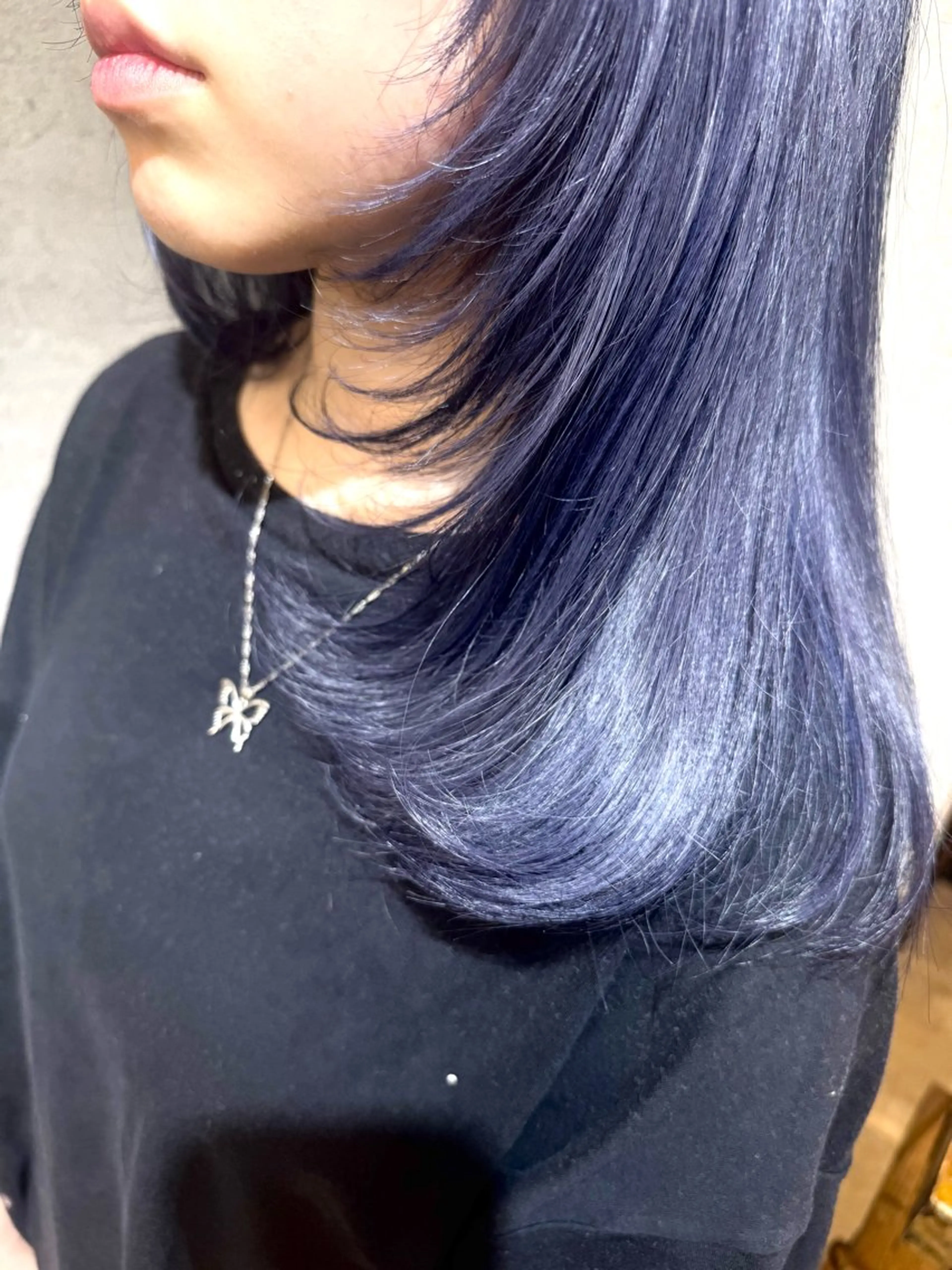 セミロング カット CHARA Chalone池袋店所属・髪質改善池袋𓊆 大士𓊇ダブルカラーのヘアスタイル