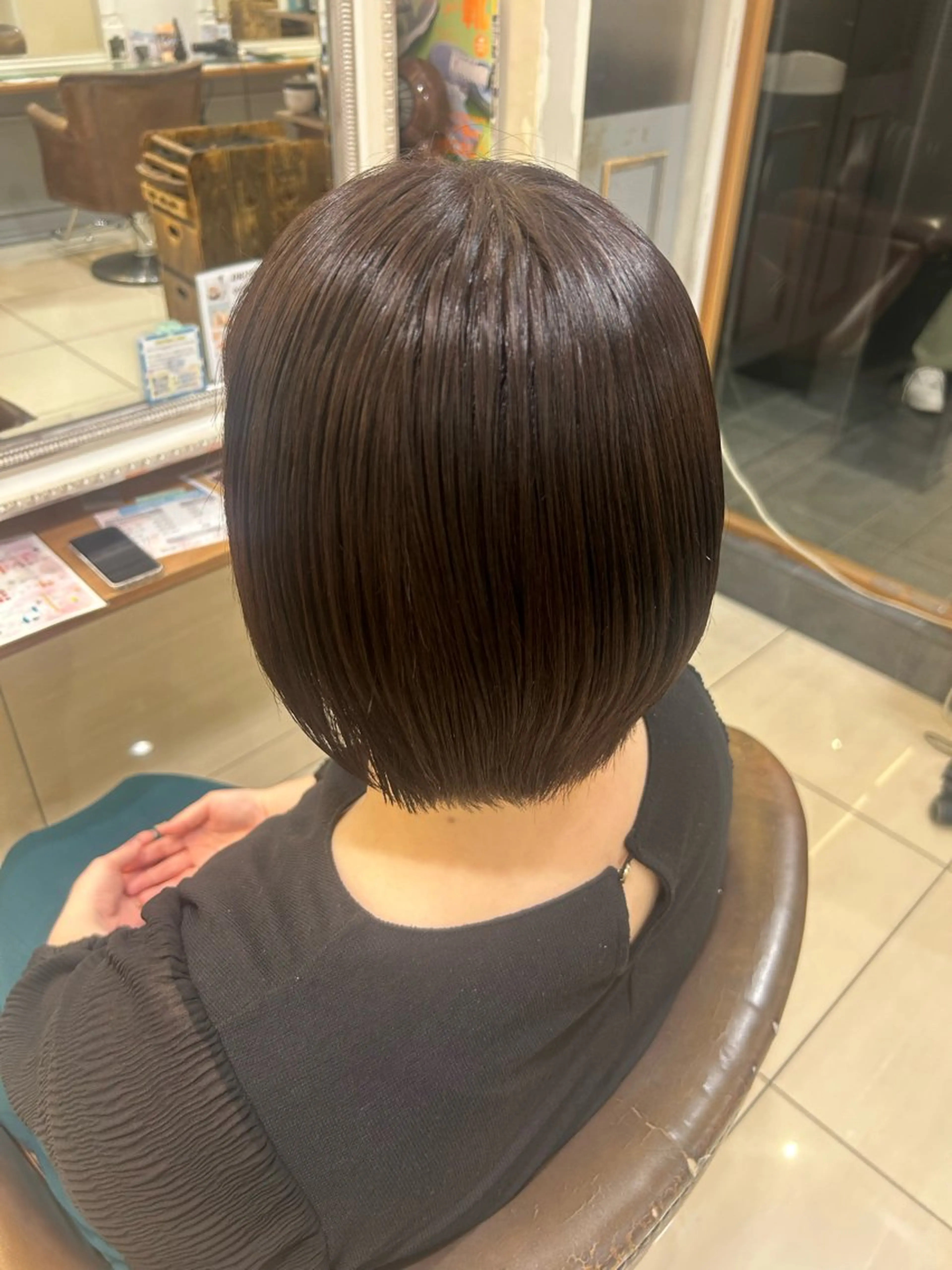 ショート ヘアカラー 韓国ヘアー🇰🇷 MIWAのヘアスタイル