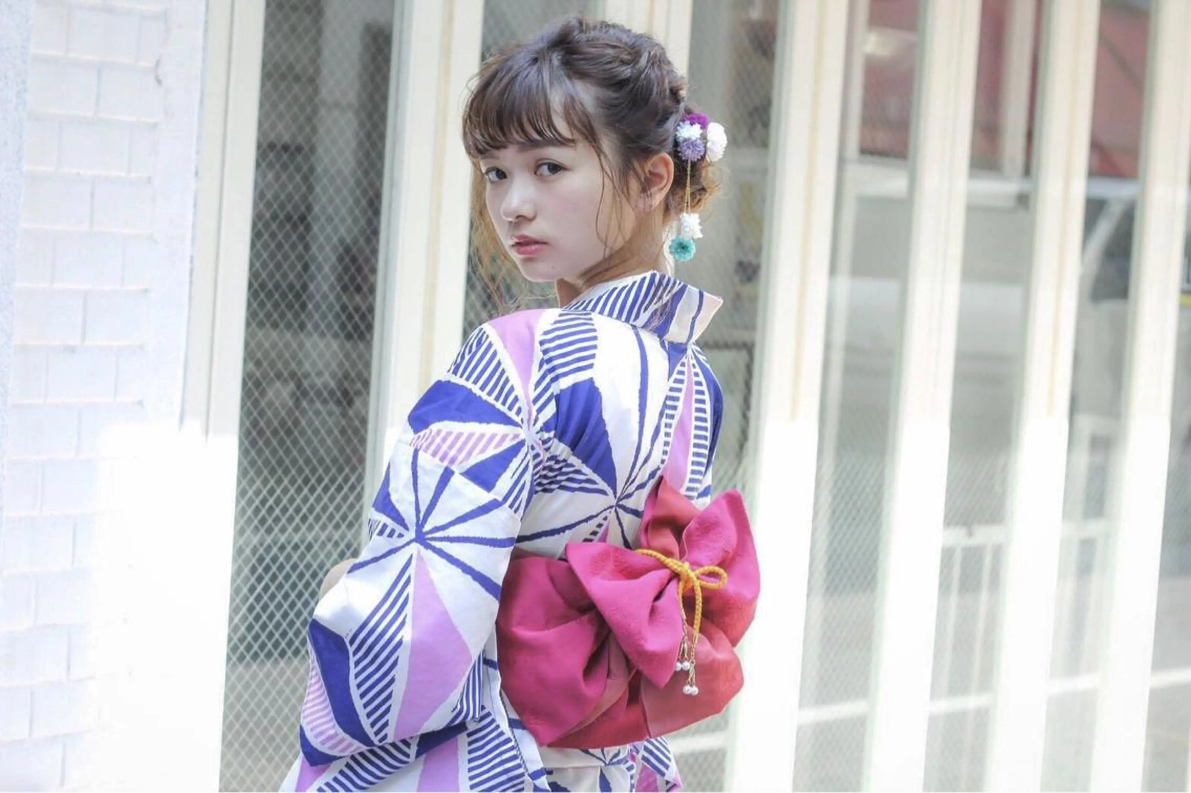 ミディアム ヘアアレンジ 浴衣 韓国ヘア🇰🇷 トヨキトキコのその他イメージ