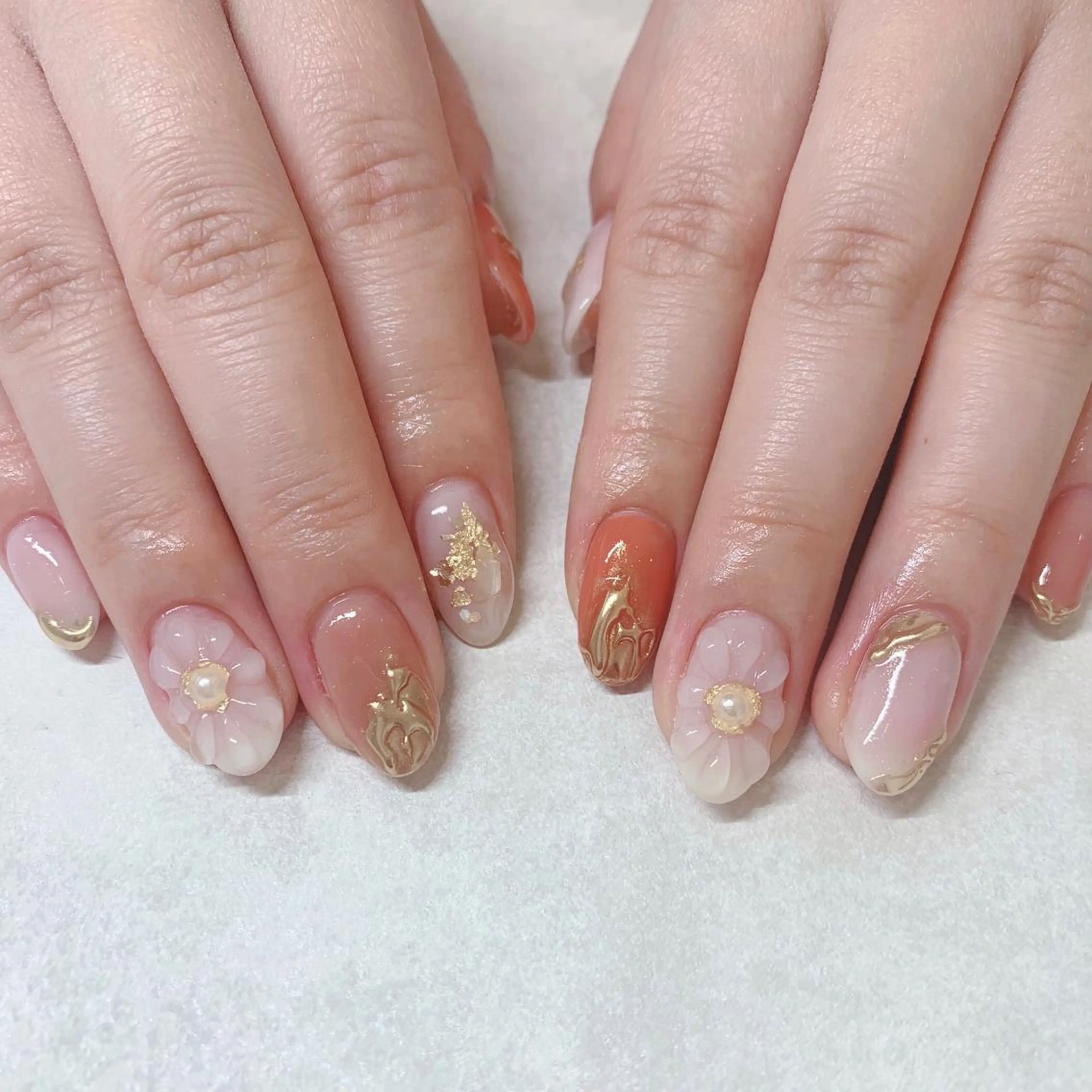 カラー ネイル ハンドネイル Cozy_ ilumのネイルデザイン