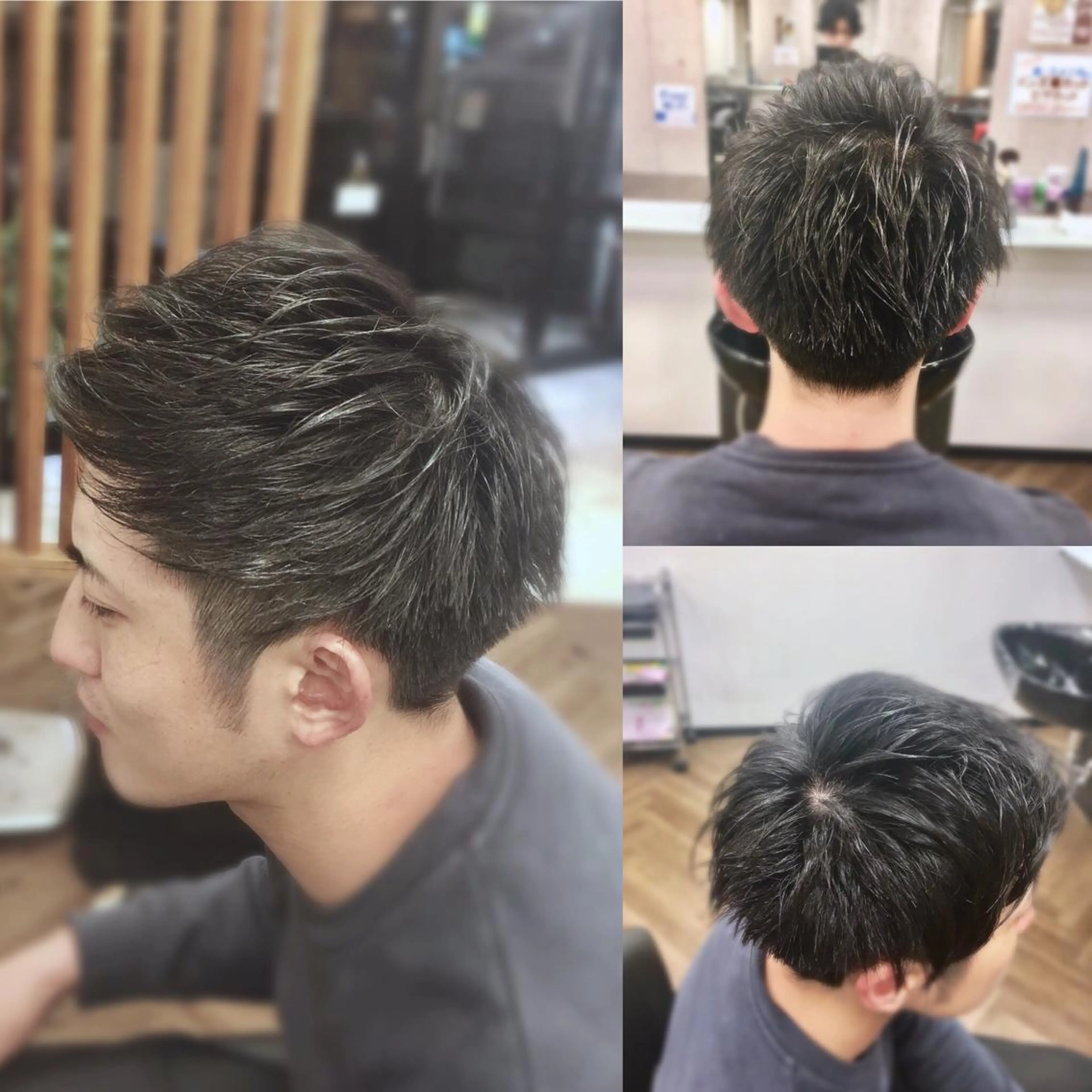 ショート メンズ 刈り上げ カット ヘアセット 前田賢生 ご新規様はNGのヘアスタイル