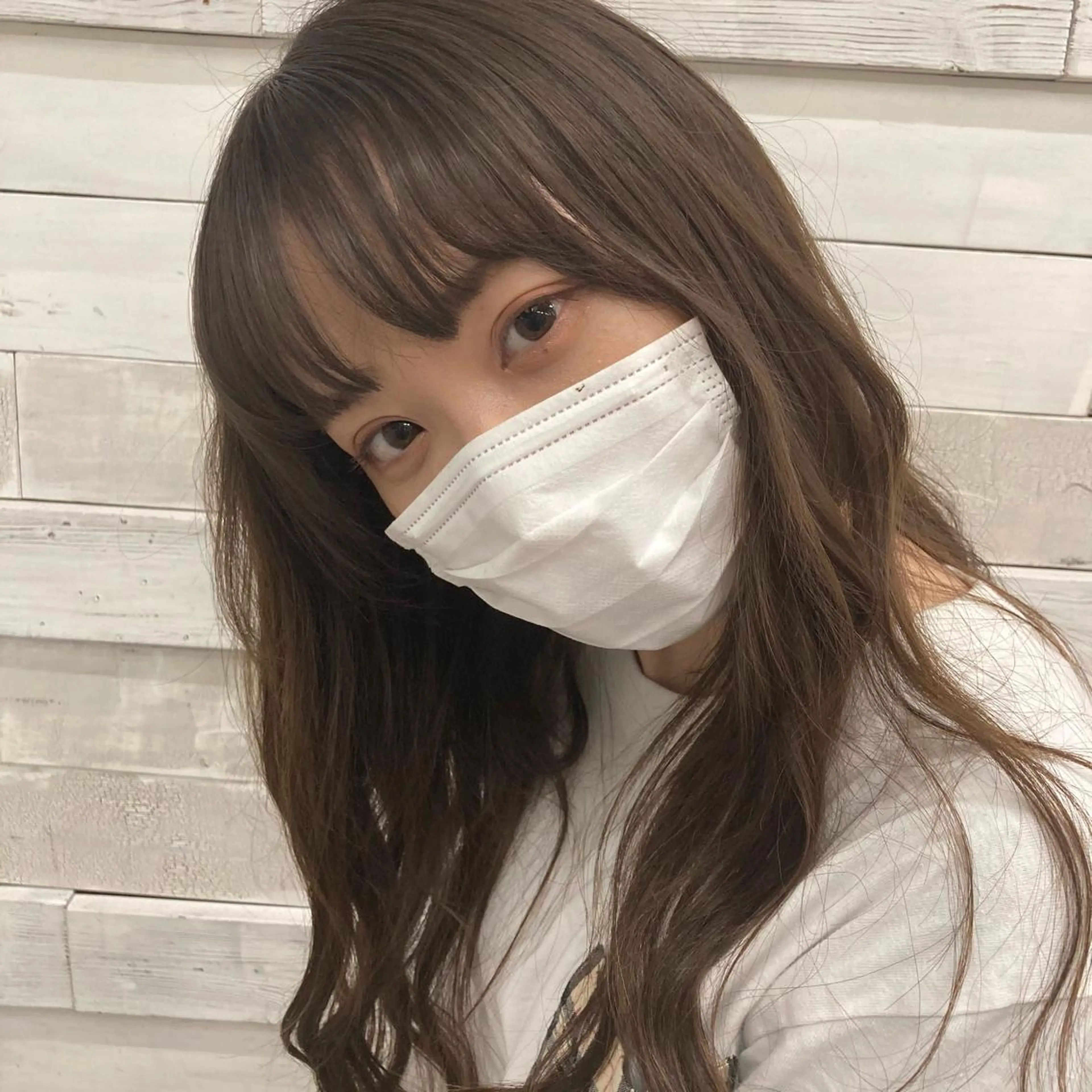 セミロング カラー エクステ ウルフレイヤー エクステ/kokiのヘアスタイル