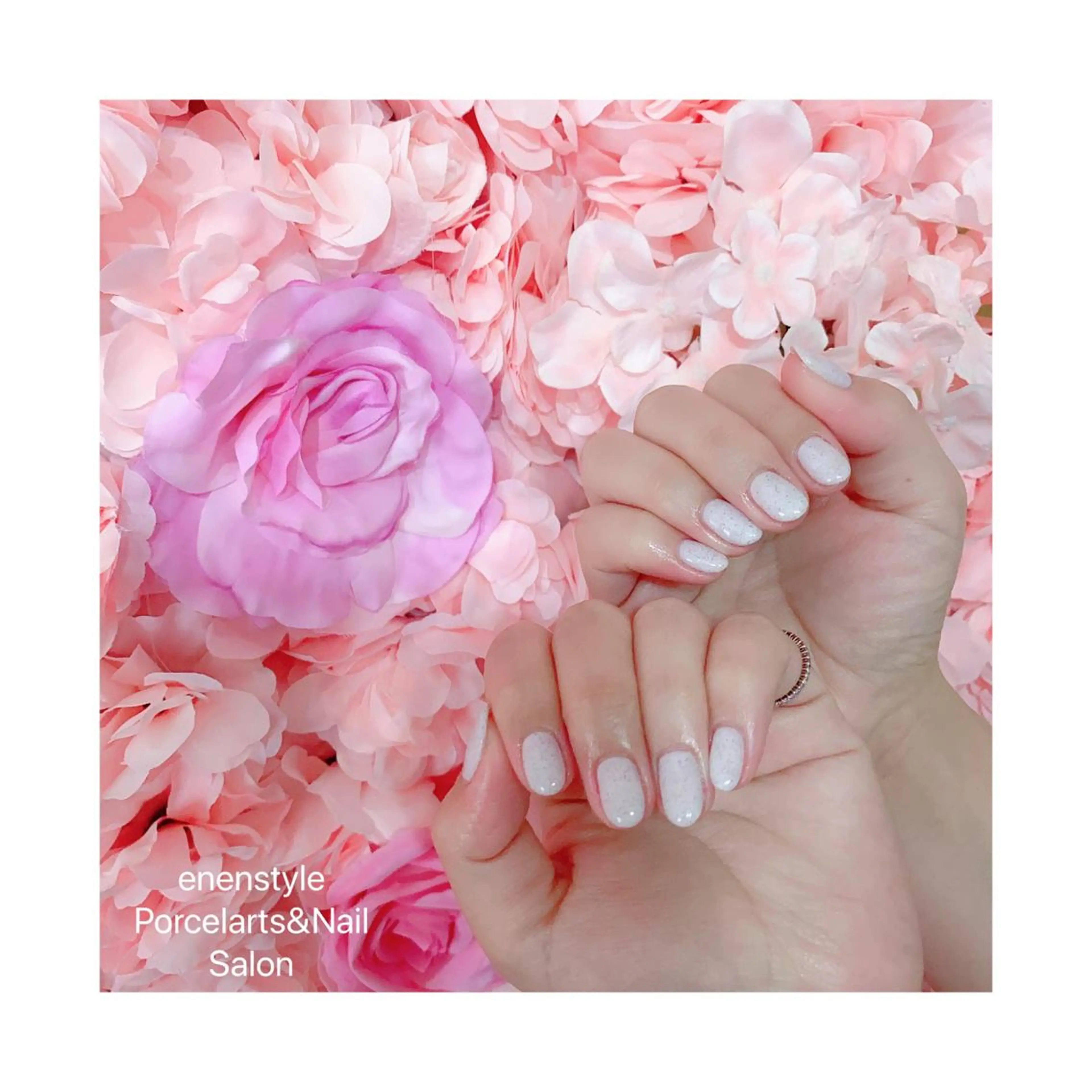 ショート ネイル ジェルネイル ニュアンスネイル オフィスネイル ワンカラーネイル パラジェル 👑enen style👑のネイルデザイン