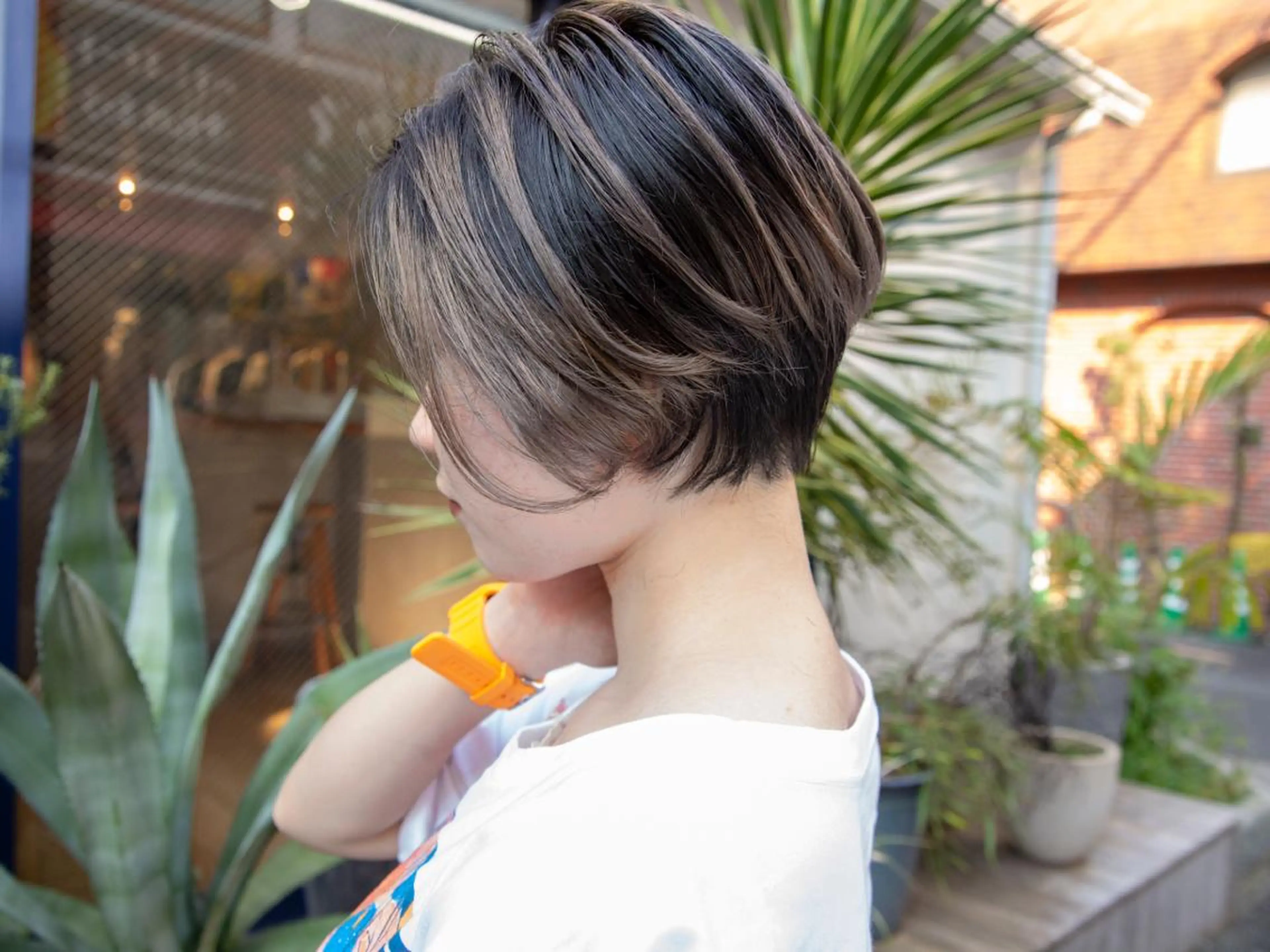 ショート カラー カット Re:ta Hair 飯田淳平のヘアスタイル