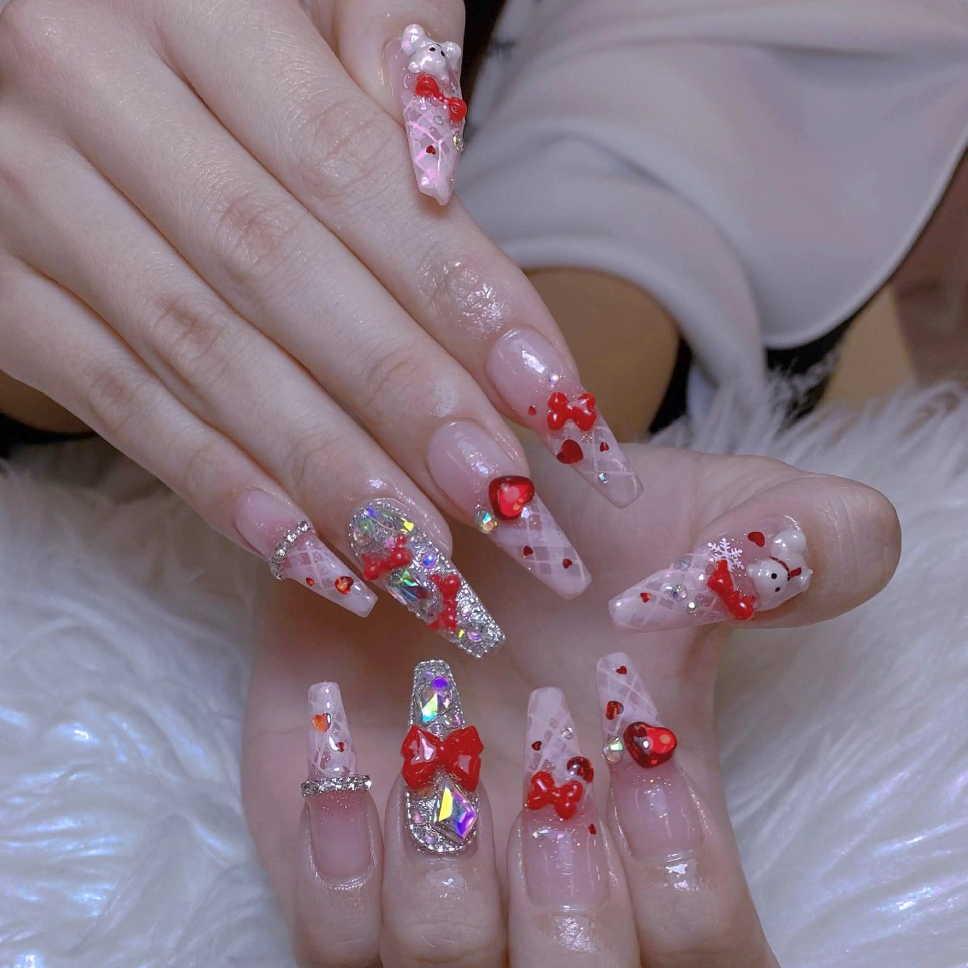ネイル ANH ゴテゴテネイルのネイルデザイン