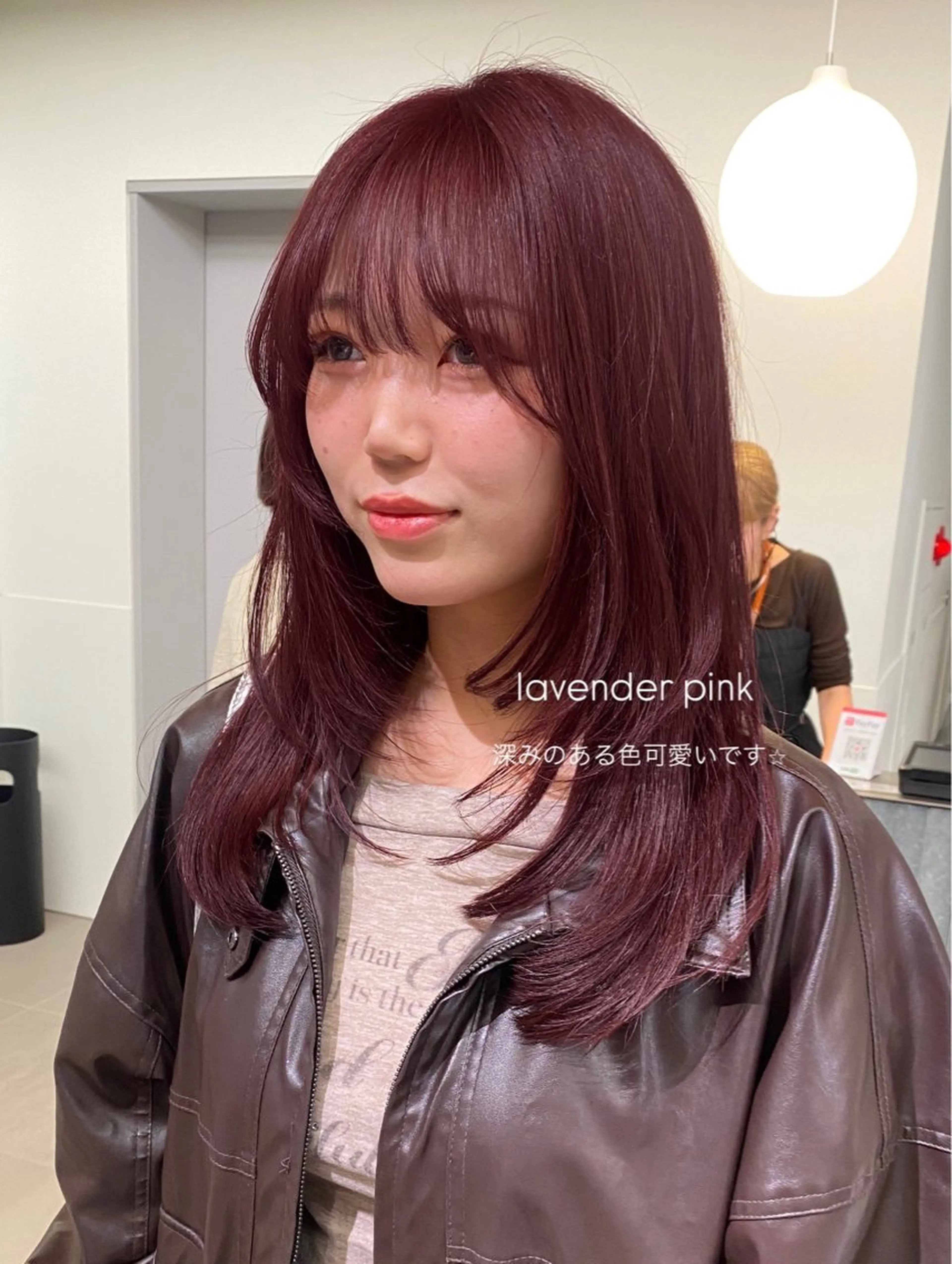 【💖多幸感あふれる🫣】暖色保湿カラー&韓国風レイヤーカット(ロング鎖骨下限定)✂️+3step内部補修TRミニモ限定の写真