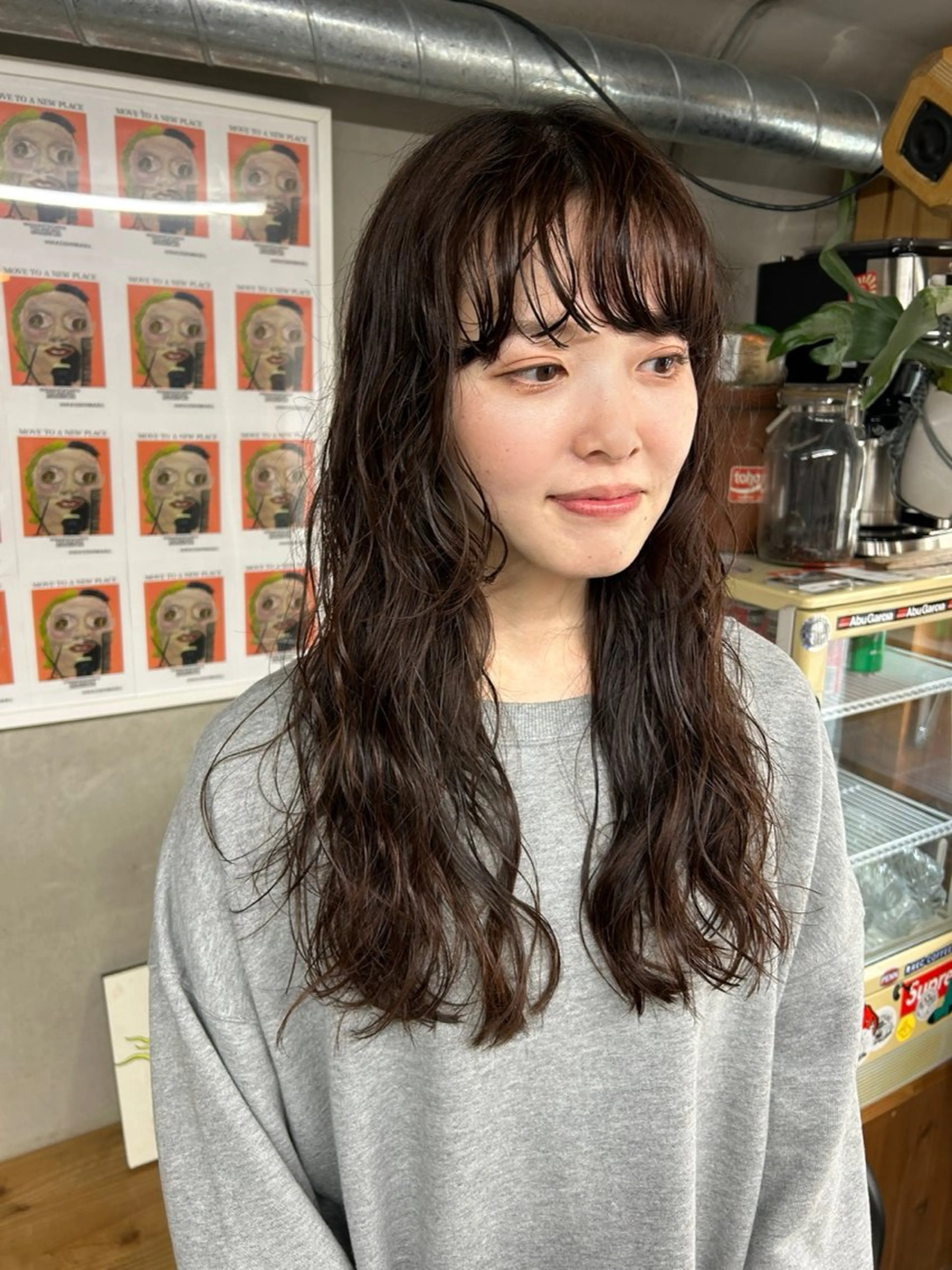 ロング カラー パーマ BRUNTJET所属・MAEDA MADOKAのヘアスタイル