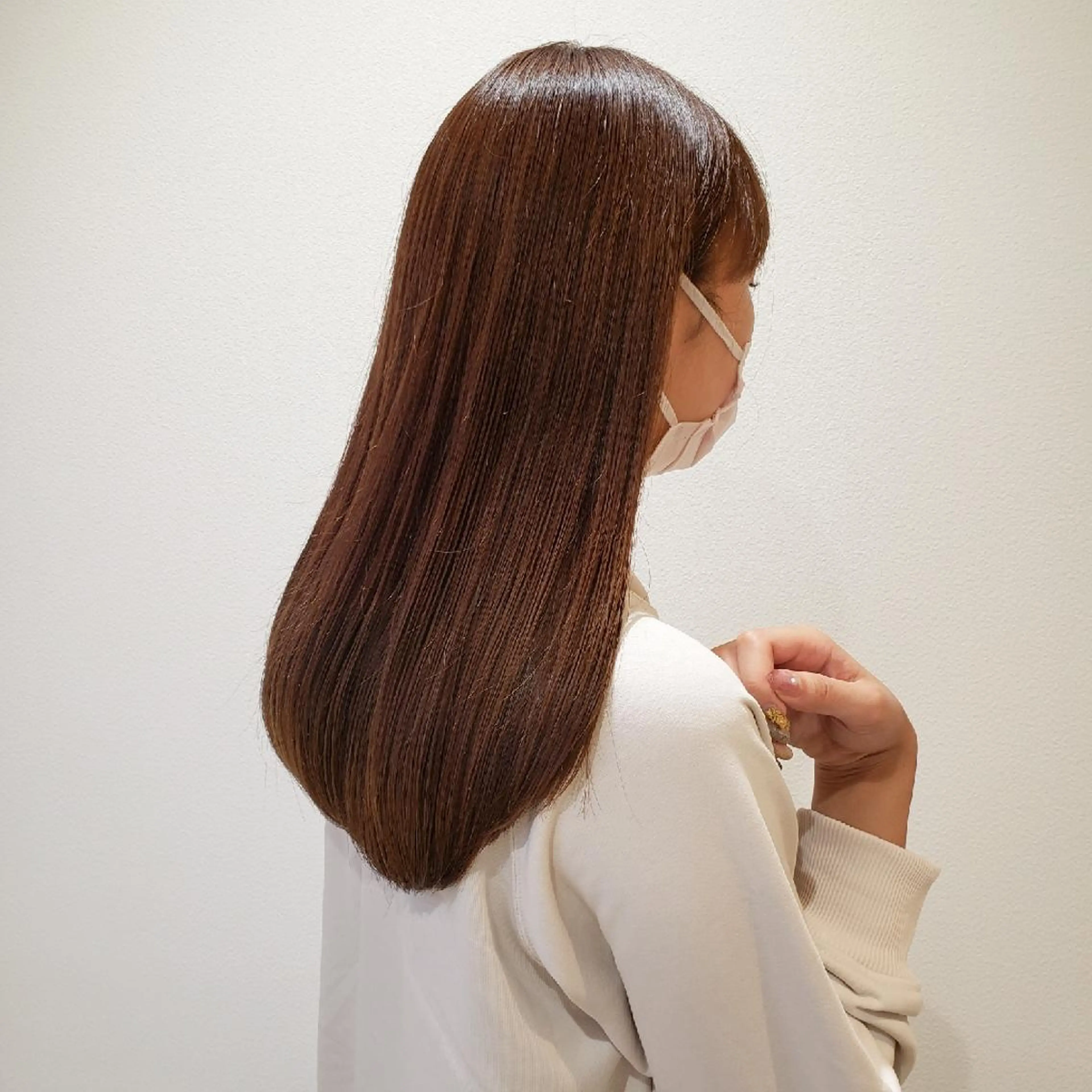 ロング パーマ カット 縮毛矯正 トリートメント 美髪⭐︎髪質改善 井上　康司のヘアスタイル