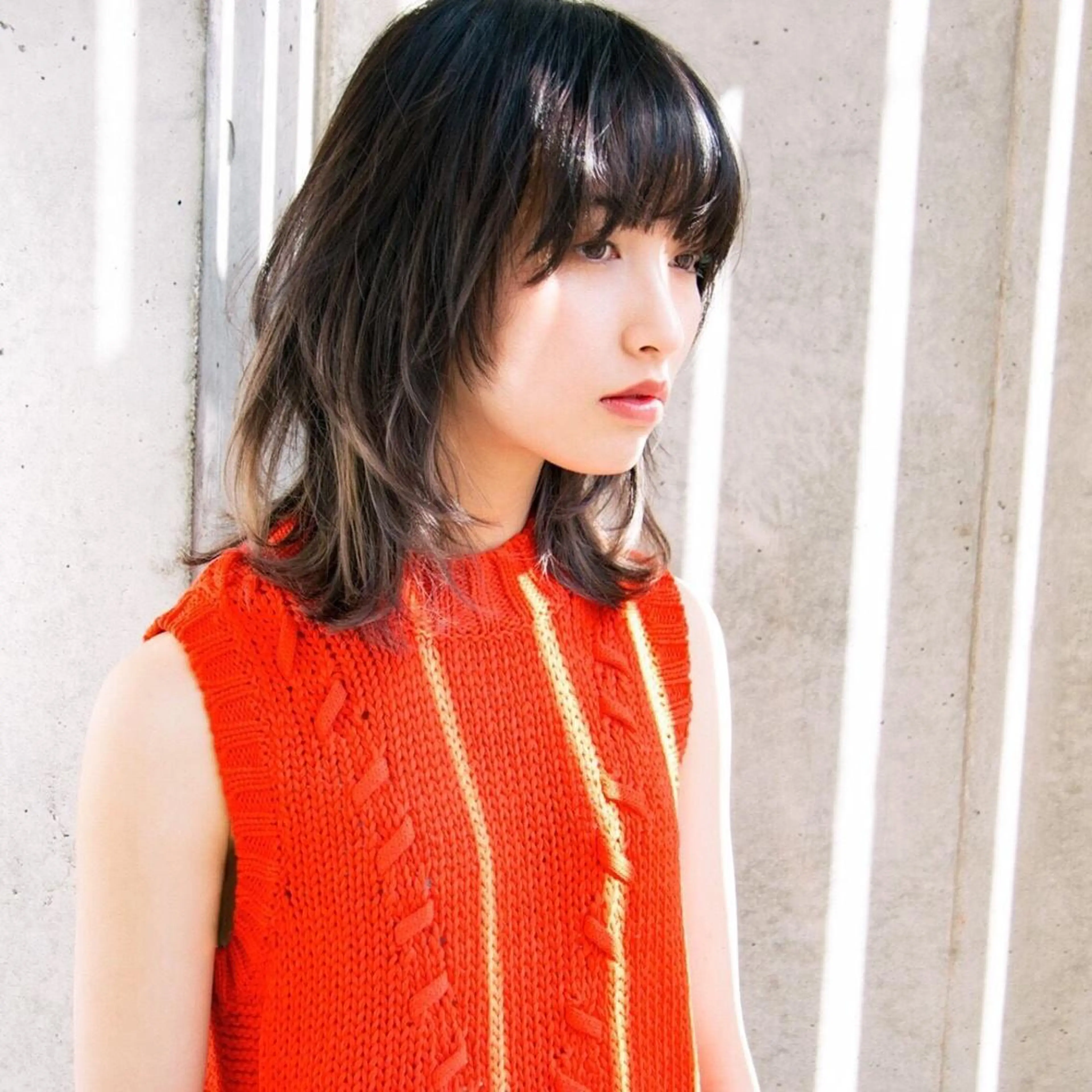 【カット+カラー+トリートメント】　　　　　　　　　#ウルフカット#前髪#レイヤーカットの写真