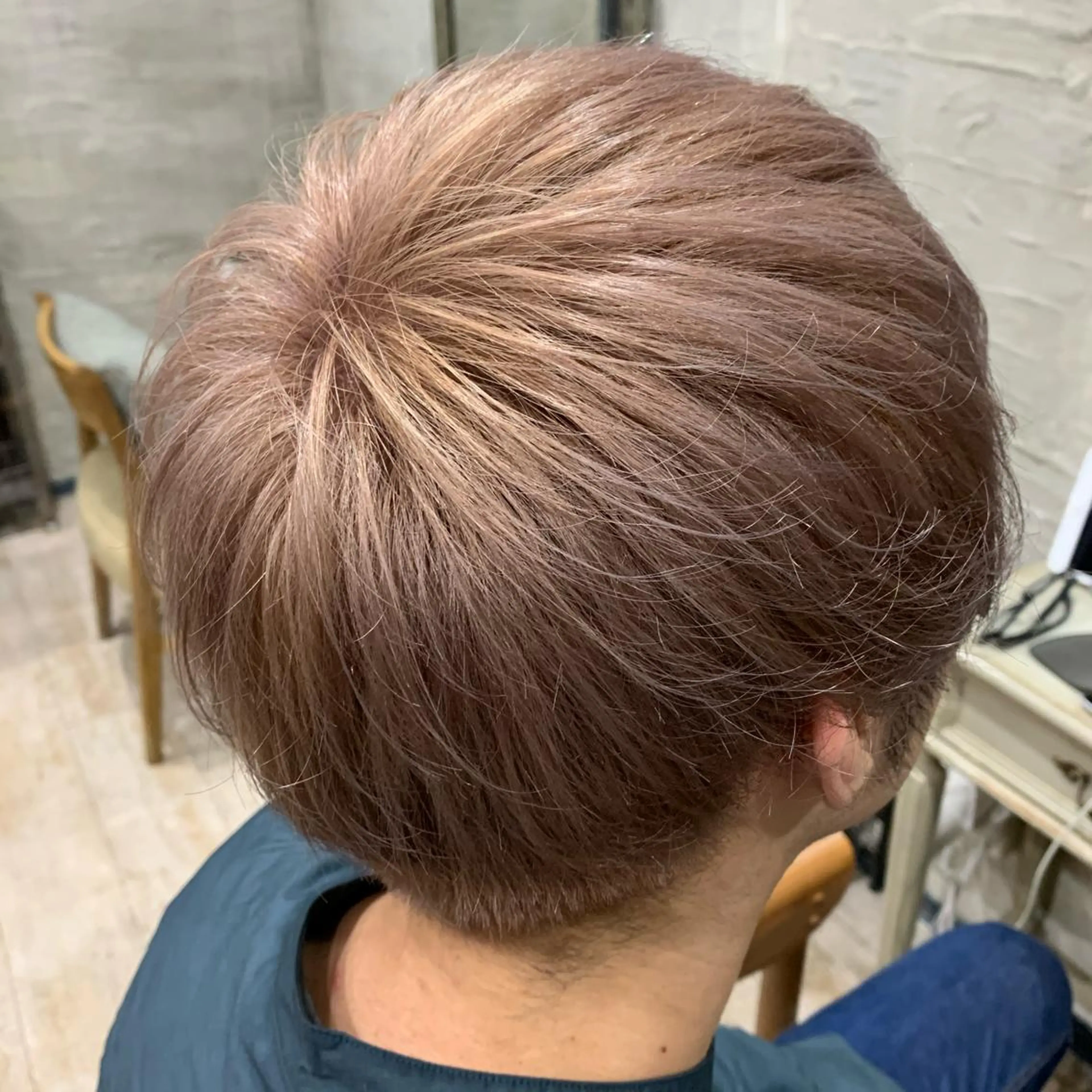 カラー メンズ ヘアカラー 新宿/髪質改善 /透け感/Sotaのヘアスタイル