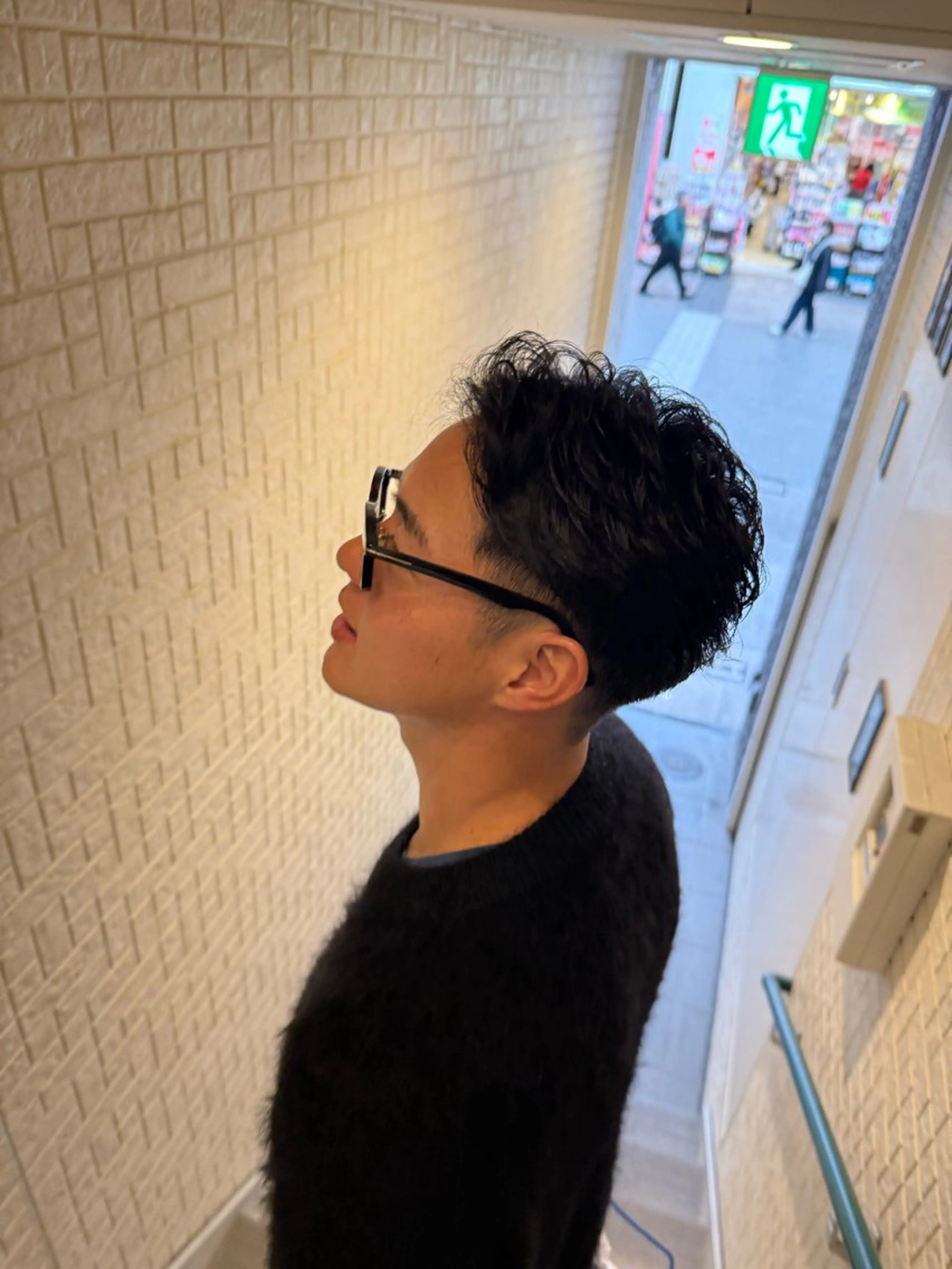 メンズ Lafith 日隈悠星のヘアスタイル