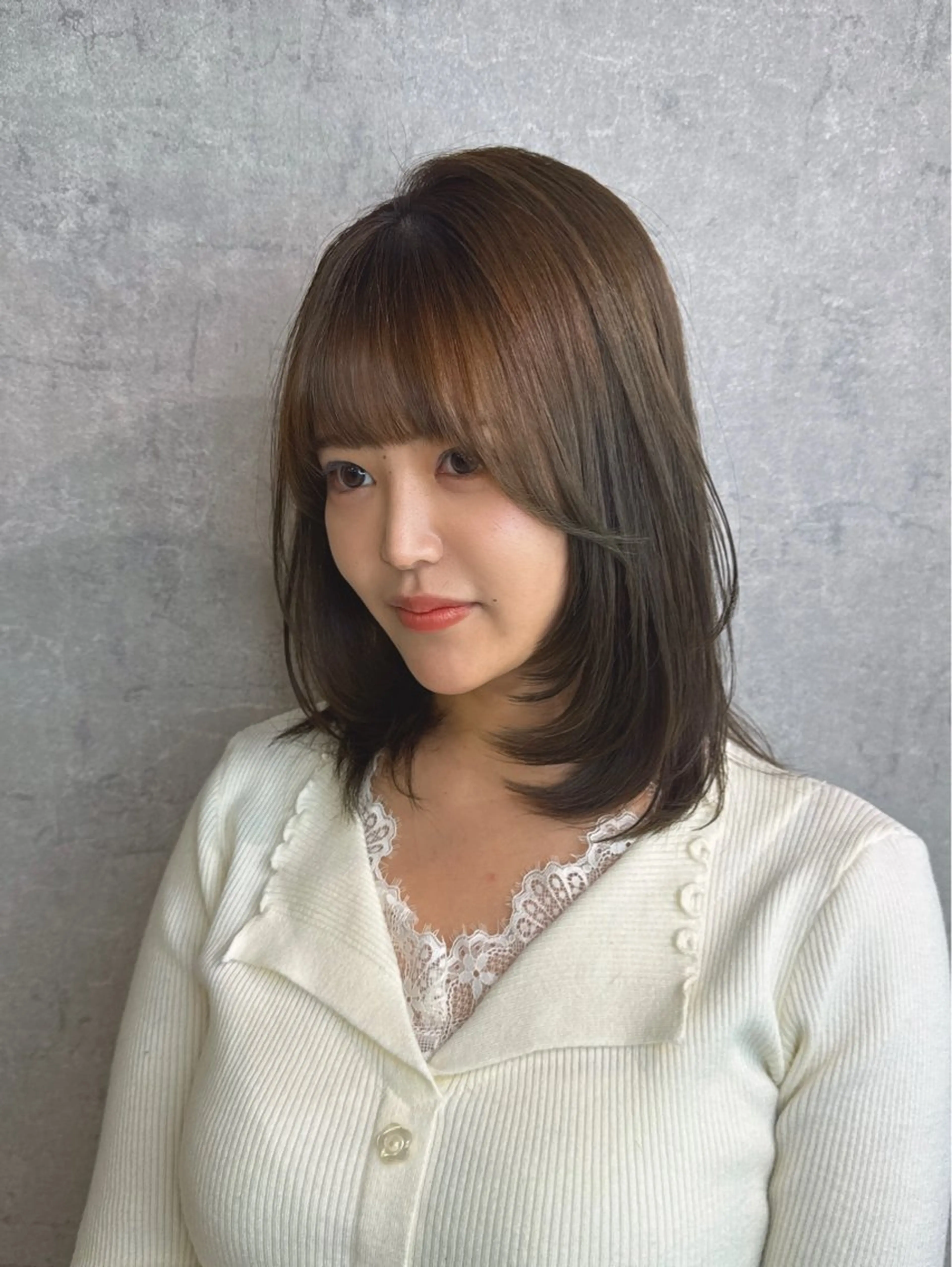 ミディアム トレンド韓国レイヤー 🇰🇷のんのヘアスタイル