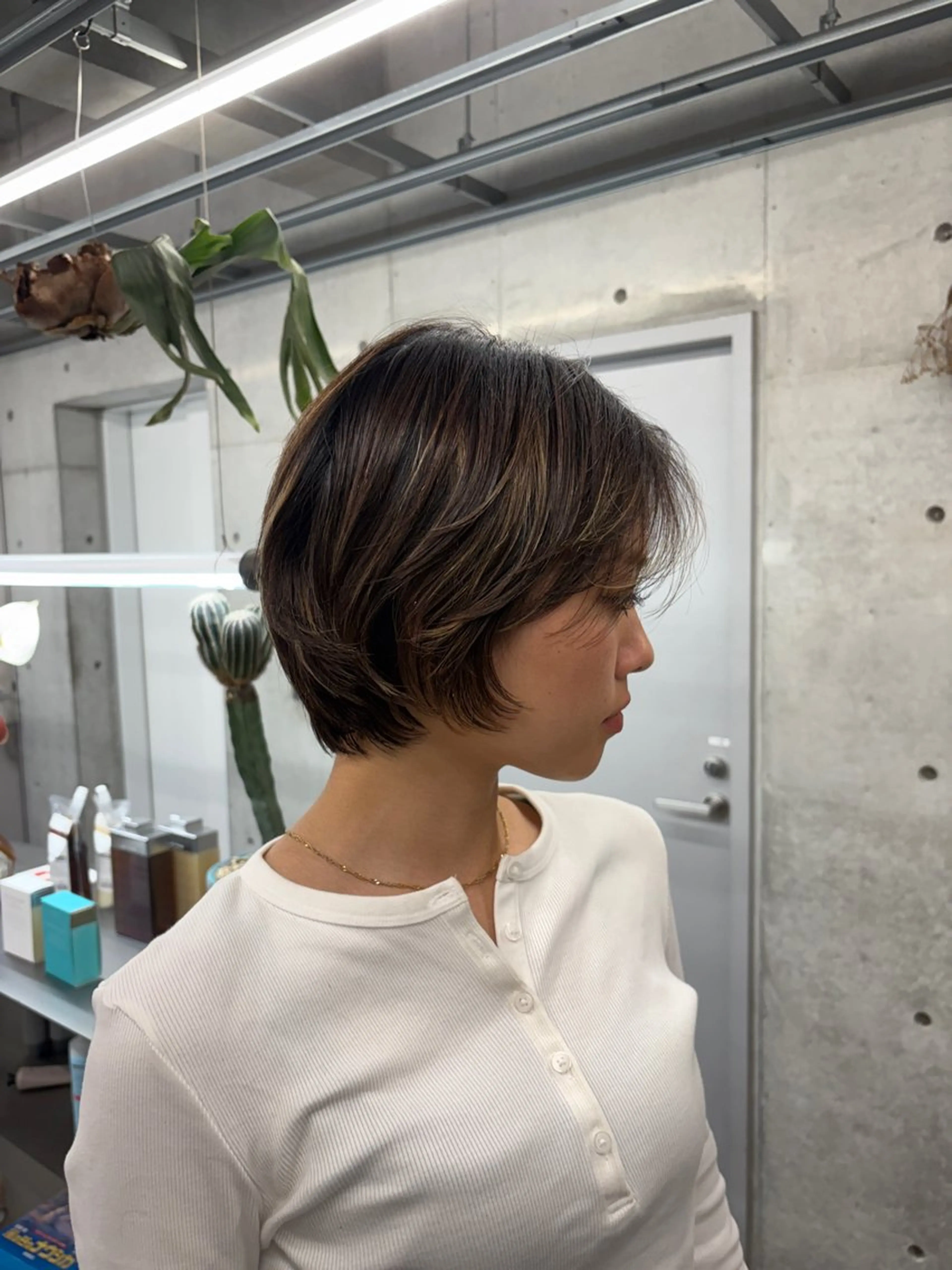 ショート フジイ トワのヘアスタイル