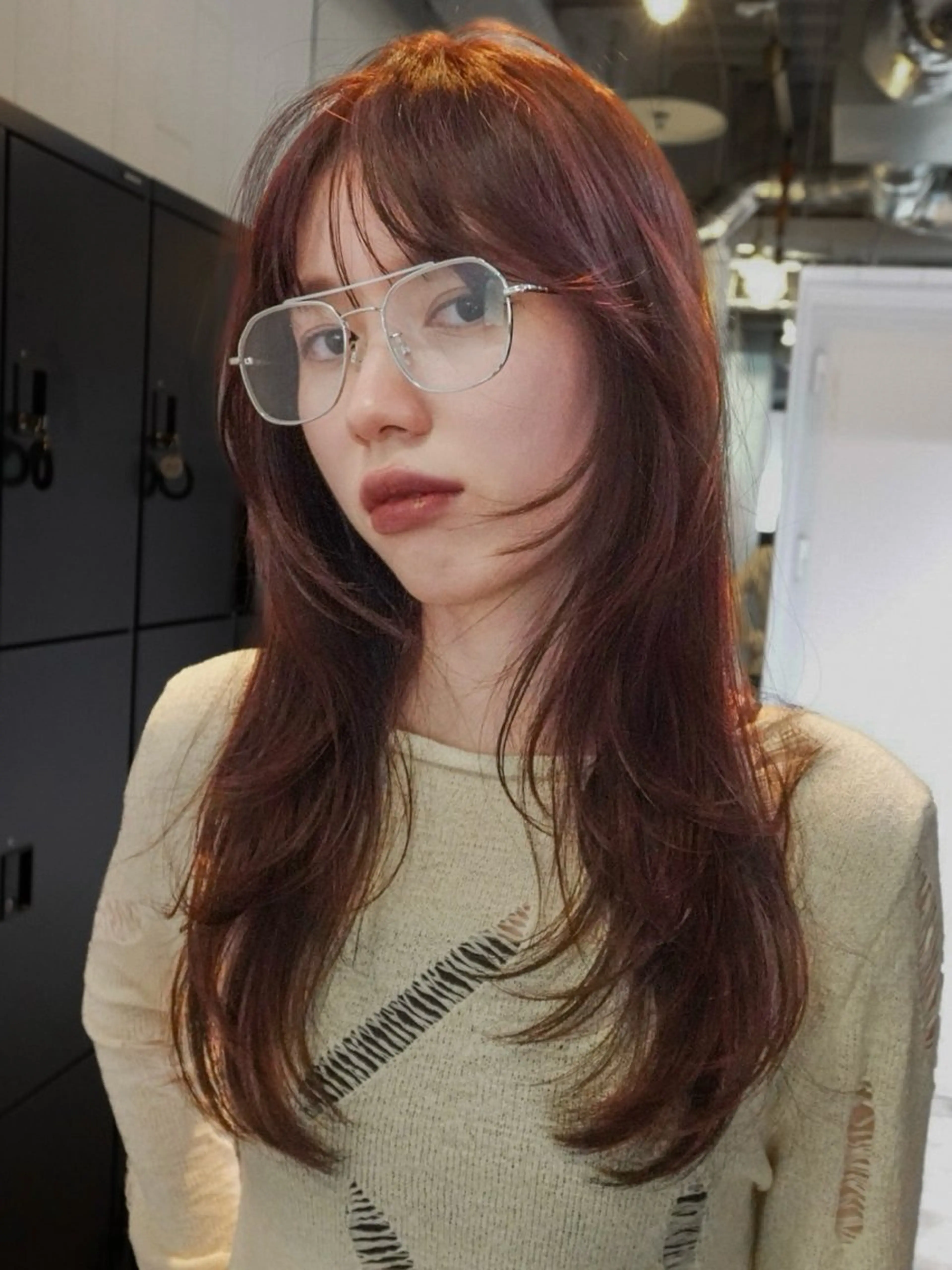 セミロング ハイトーン/レイヤー 池袋/yumeのヘアスタイル