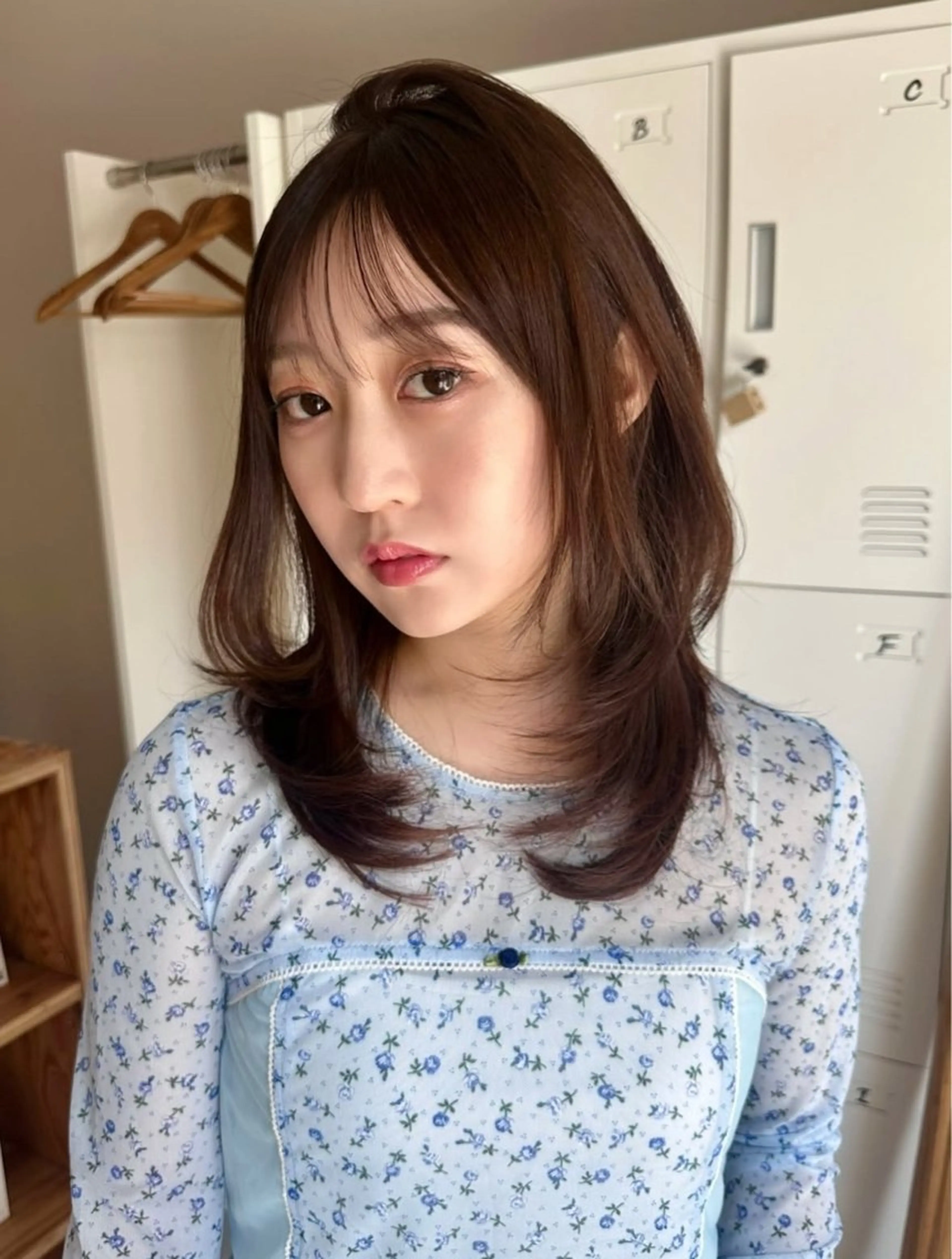 カット ヘアカラー 🌙ヘーゼルベージュ レイヤーカット🌙のヘアスタイル