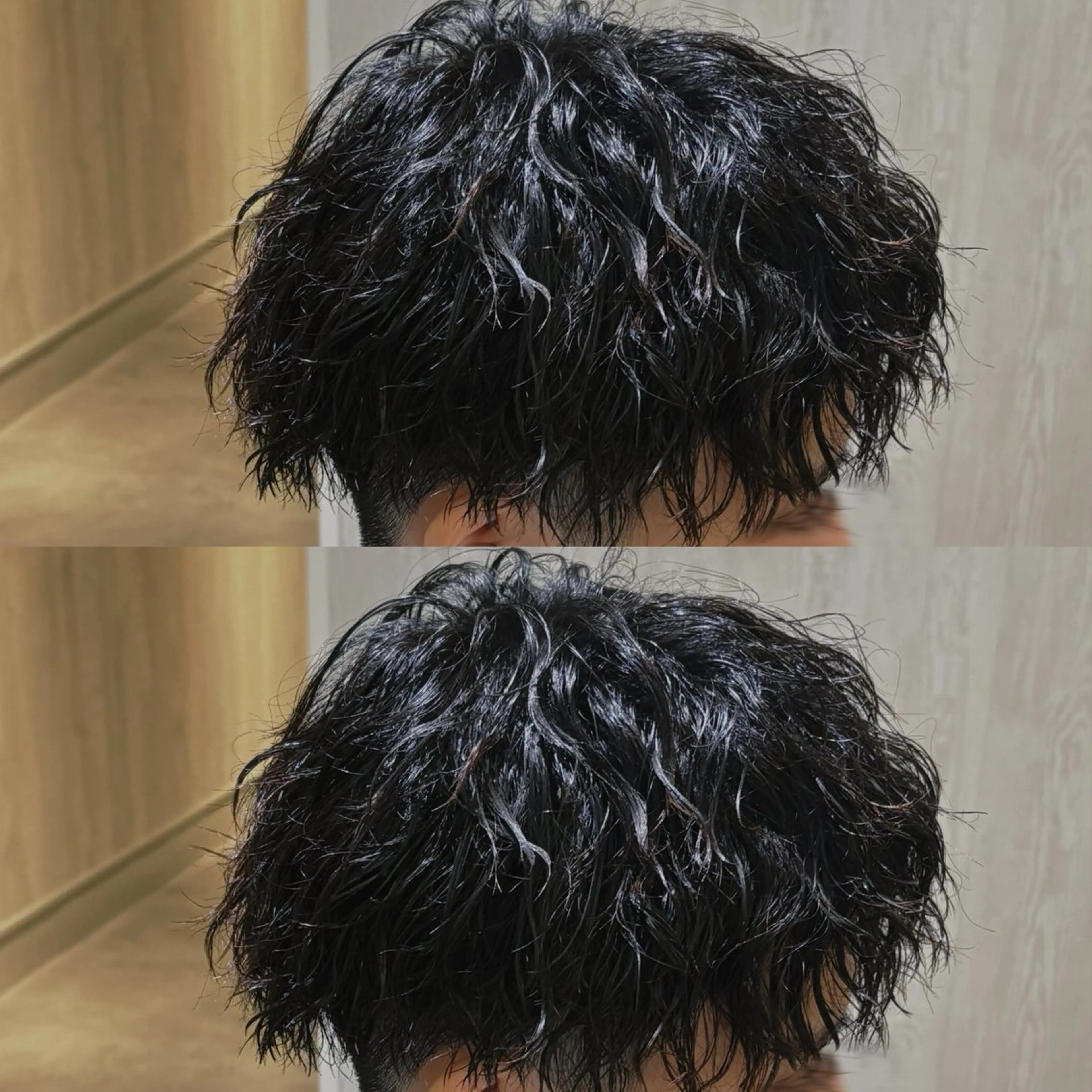 メンズ パーマ 水野 杏香のヘアスタイル