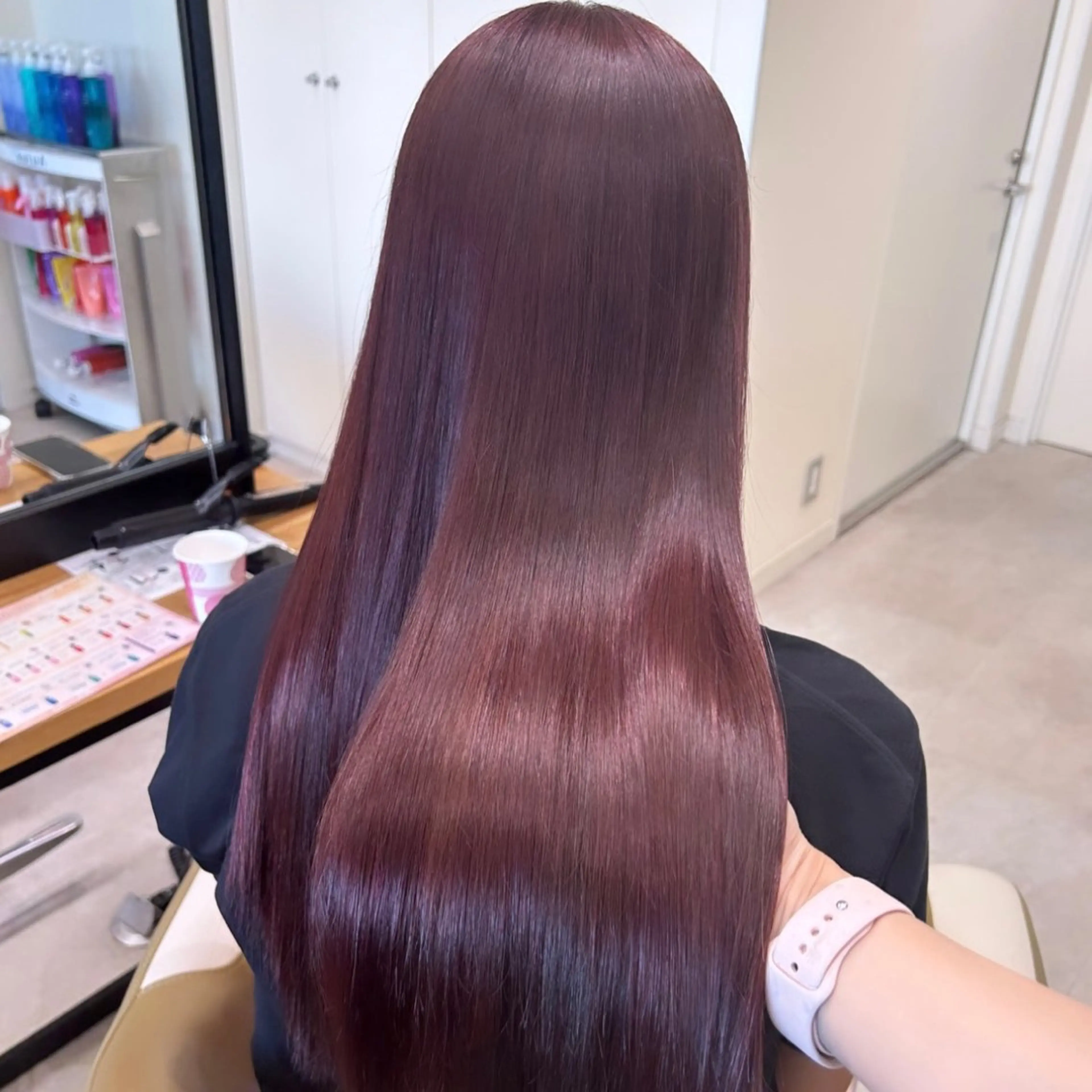 ロング カラー ブリーチ ブリーチなしカラー ブリーチなしWカラー 🎀韓国ヘア/amiのヘアスタイル