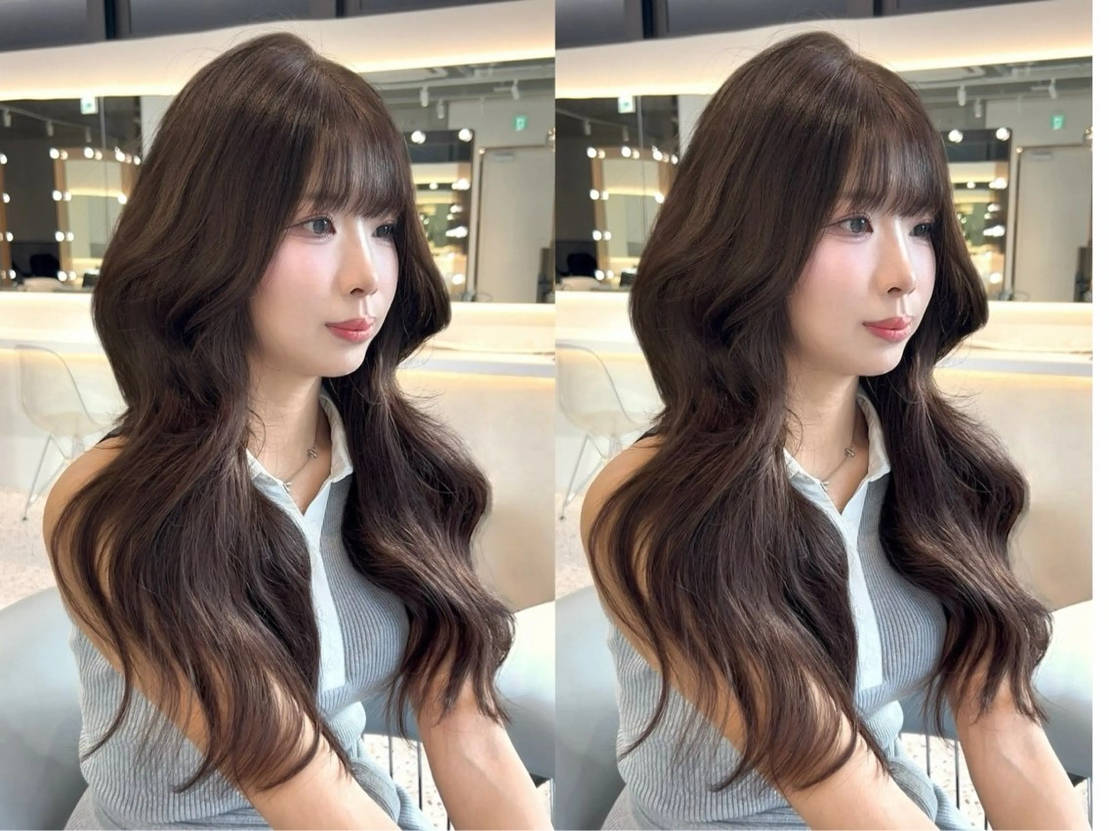 ロング 髪質改善 レイヤーカット 🎀透明感カラー shizuka🎀のヘアスタイル