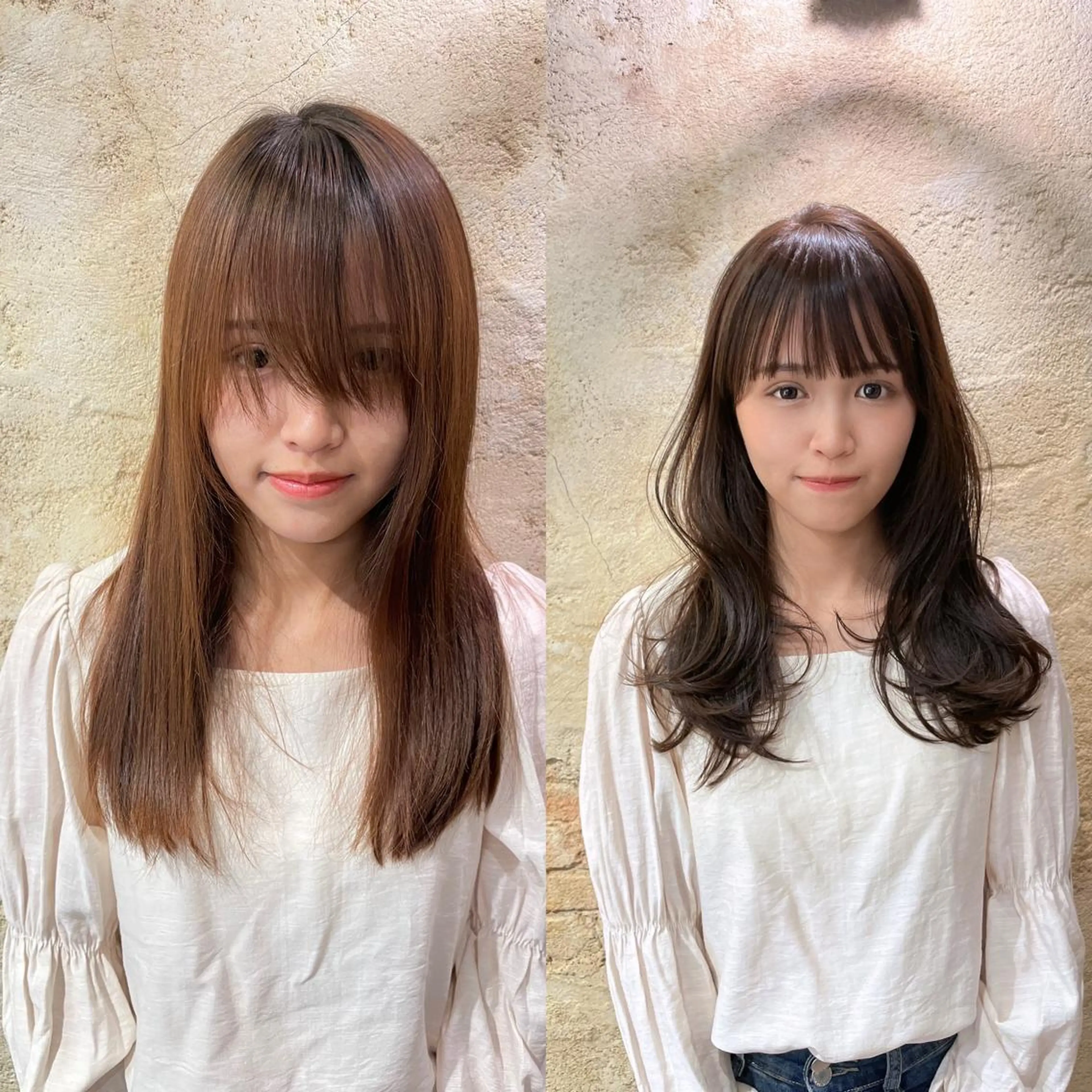 ロング カラー セキネ シュウヘイのヘアスタイル