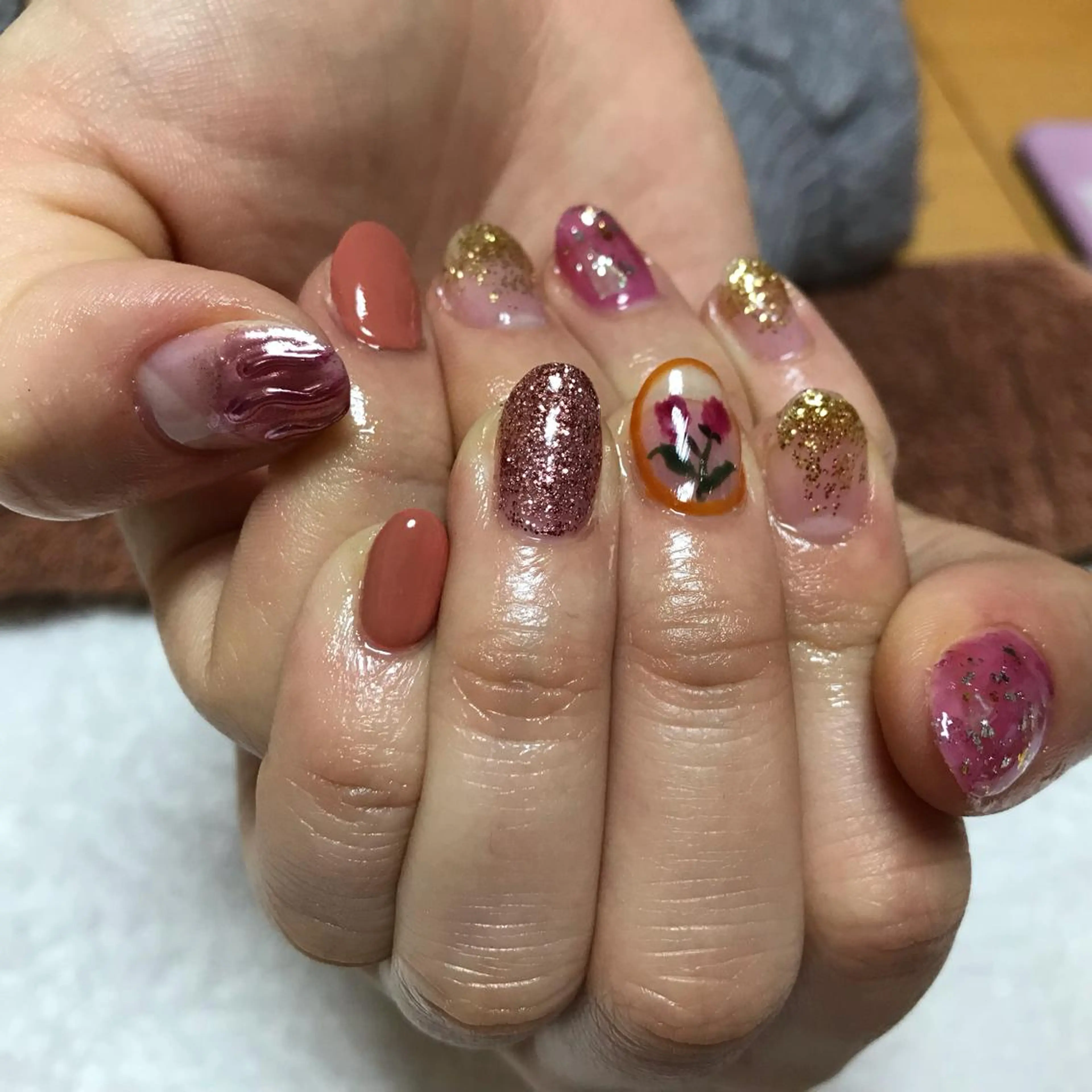 ネイル ハンドネイル private_ salon.Leaのネイルデザイン