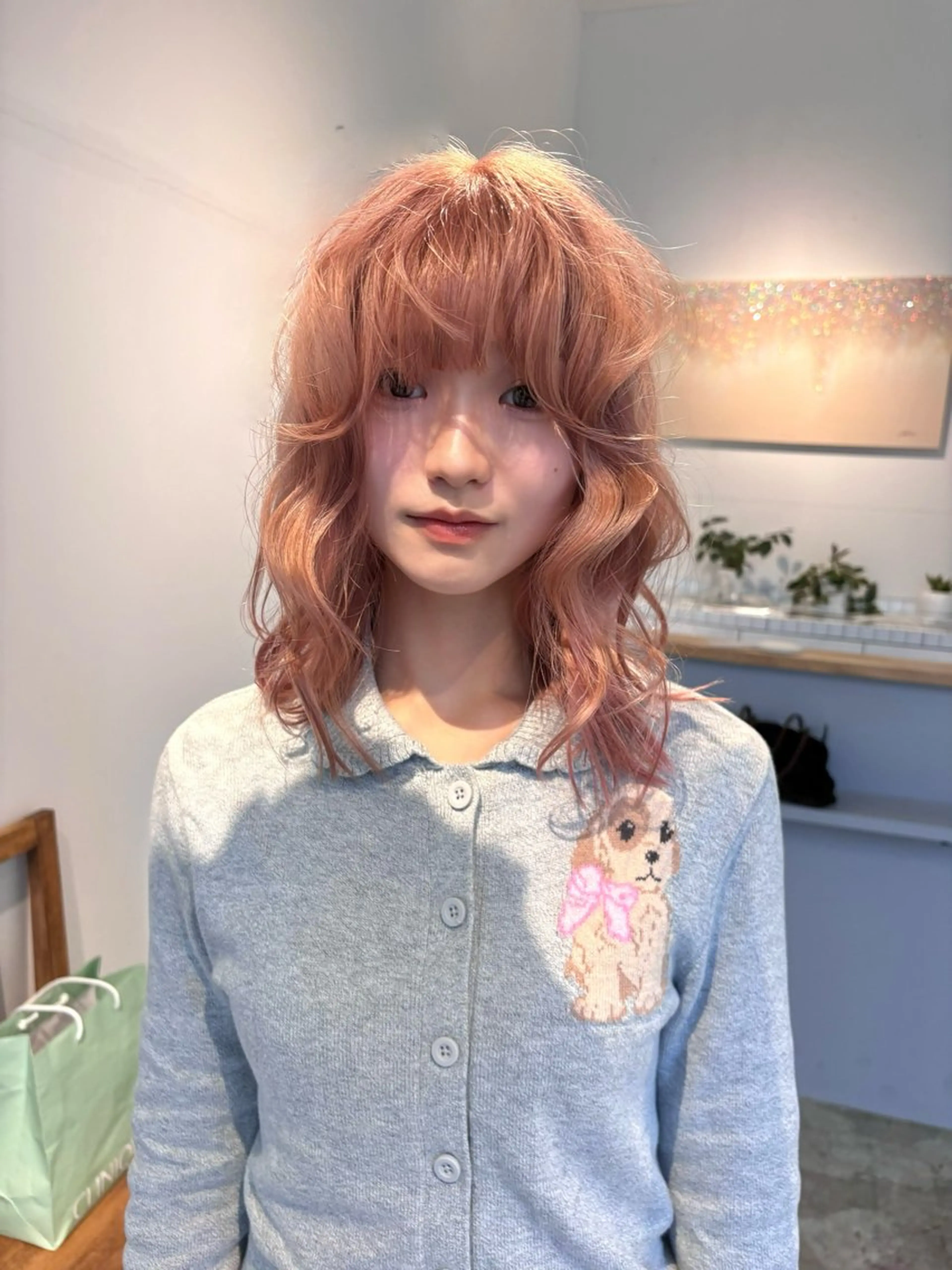 ミディアム ヘアカラー トリートメント Fev YUZUのヘアスタイル