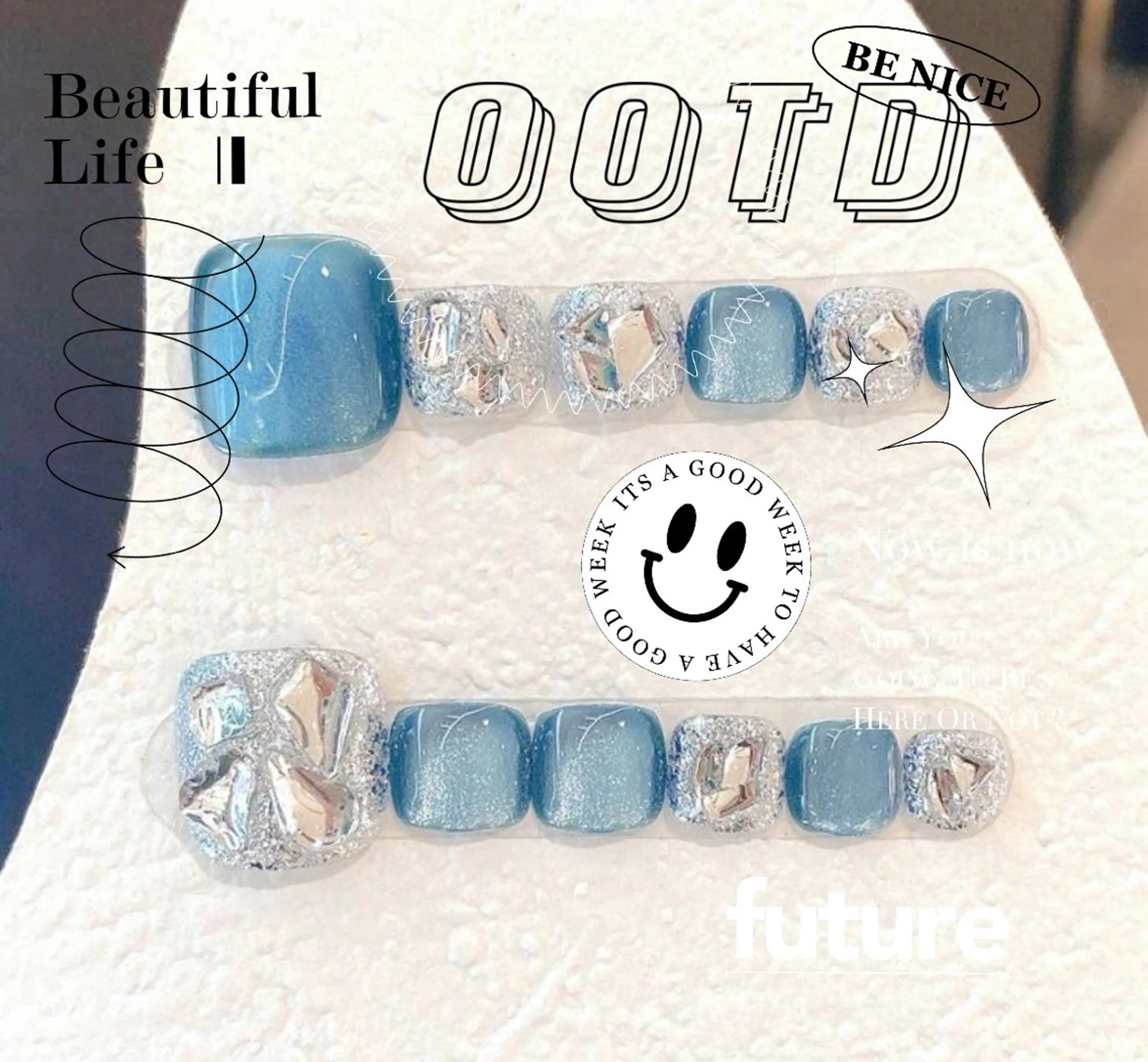 ネイル ストーンネイル フットネイル RELIEVE Salonのマツエク・マツパデザイン