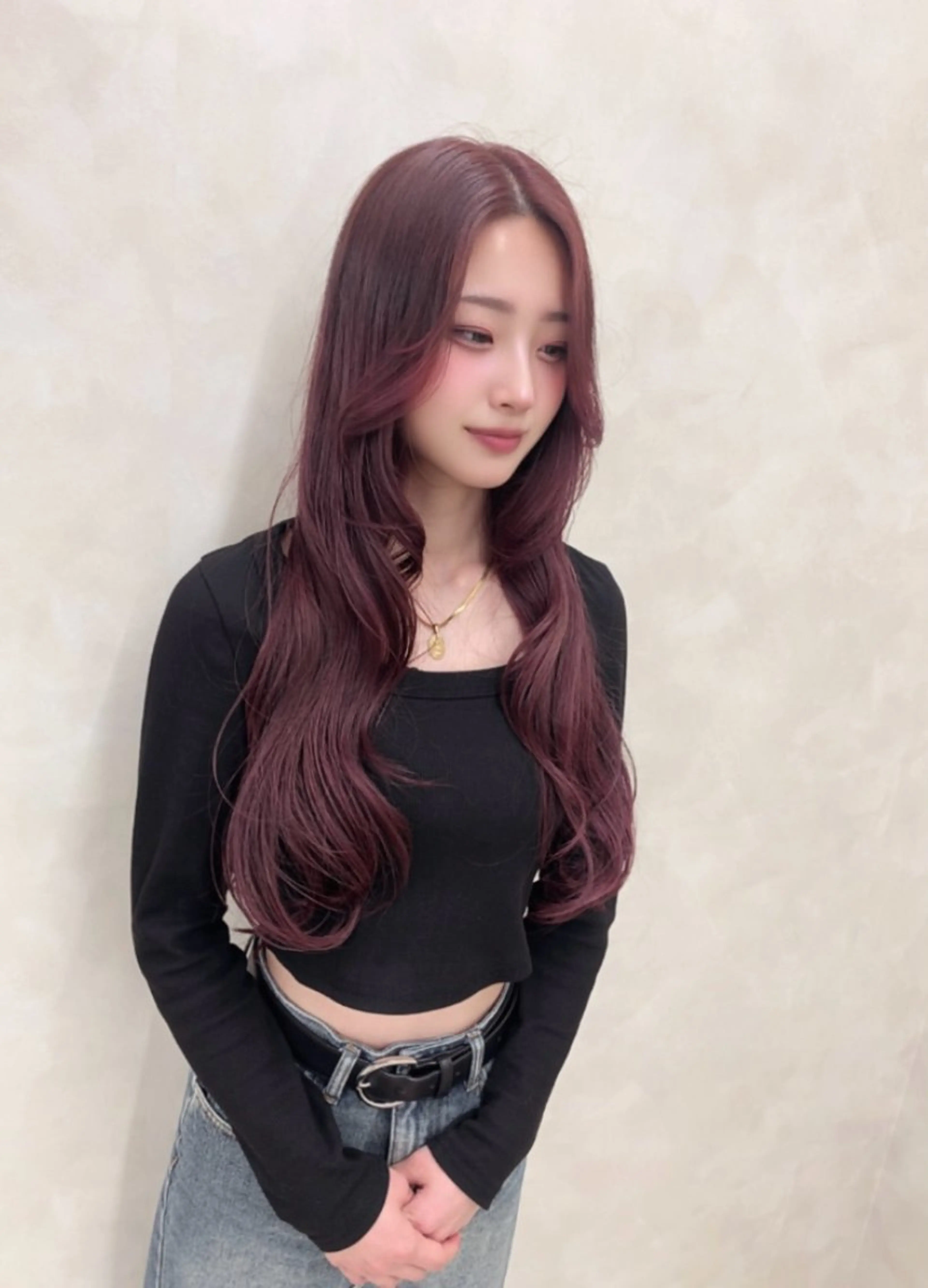 カラー カシス ヘアカラー WizArt💕 Natsukiのヘアスタイル