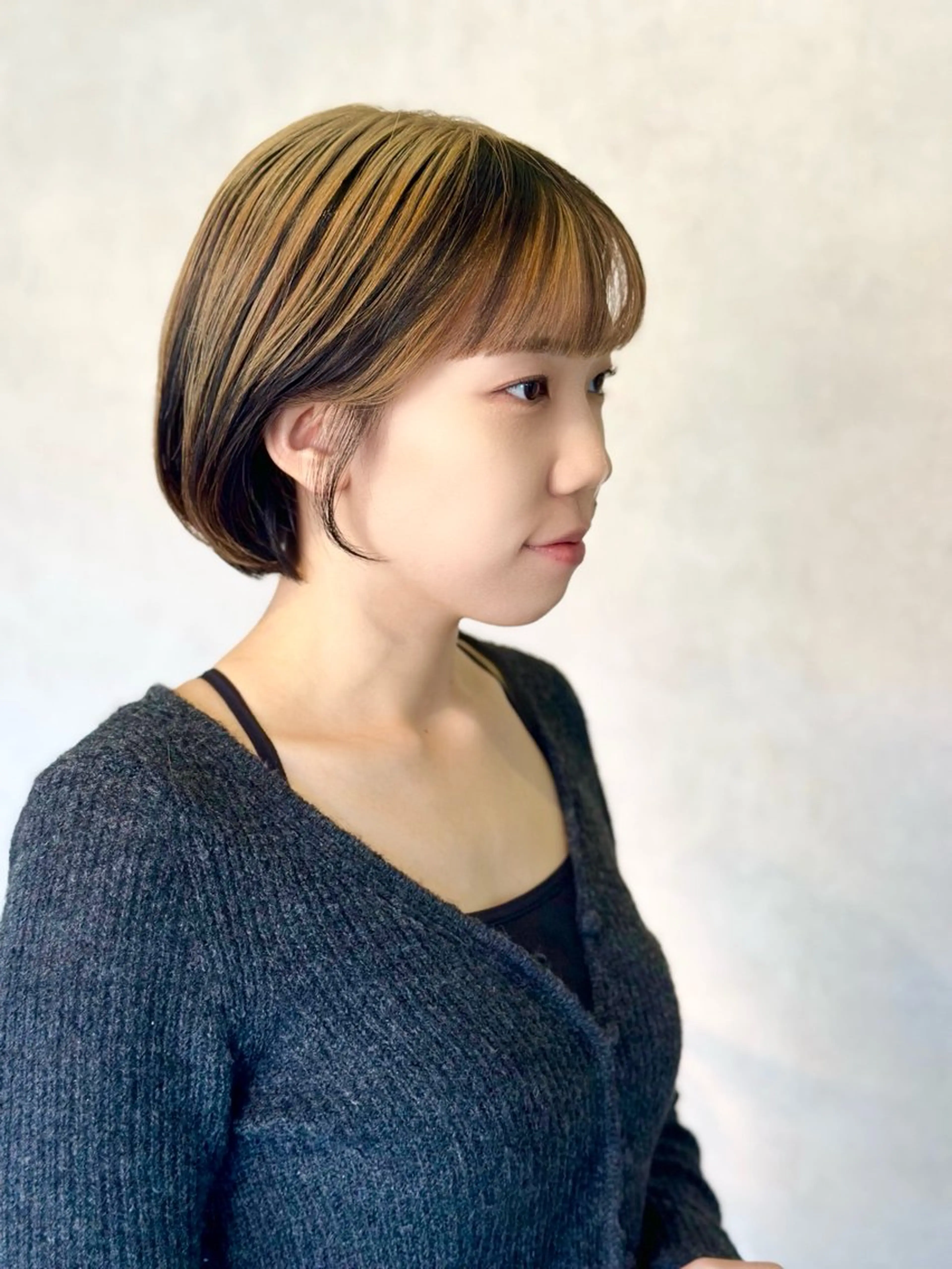 ショート カット ヘアカラー 縮毛矯正 トリートメント uhiyama shotarouのヘアスタイル