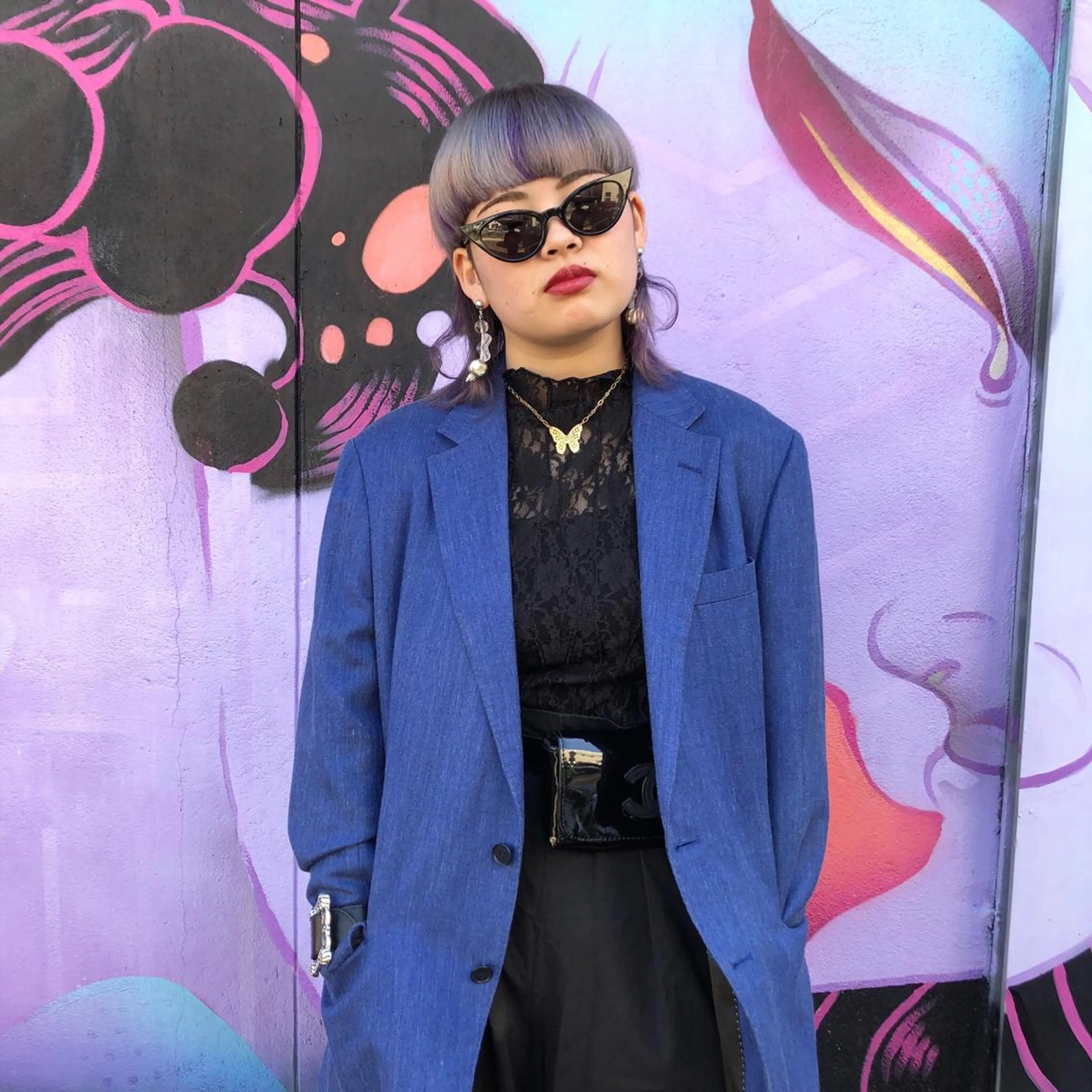 カラー シルバー vivre libreのヘアスタイル