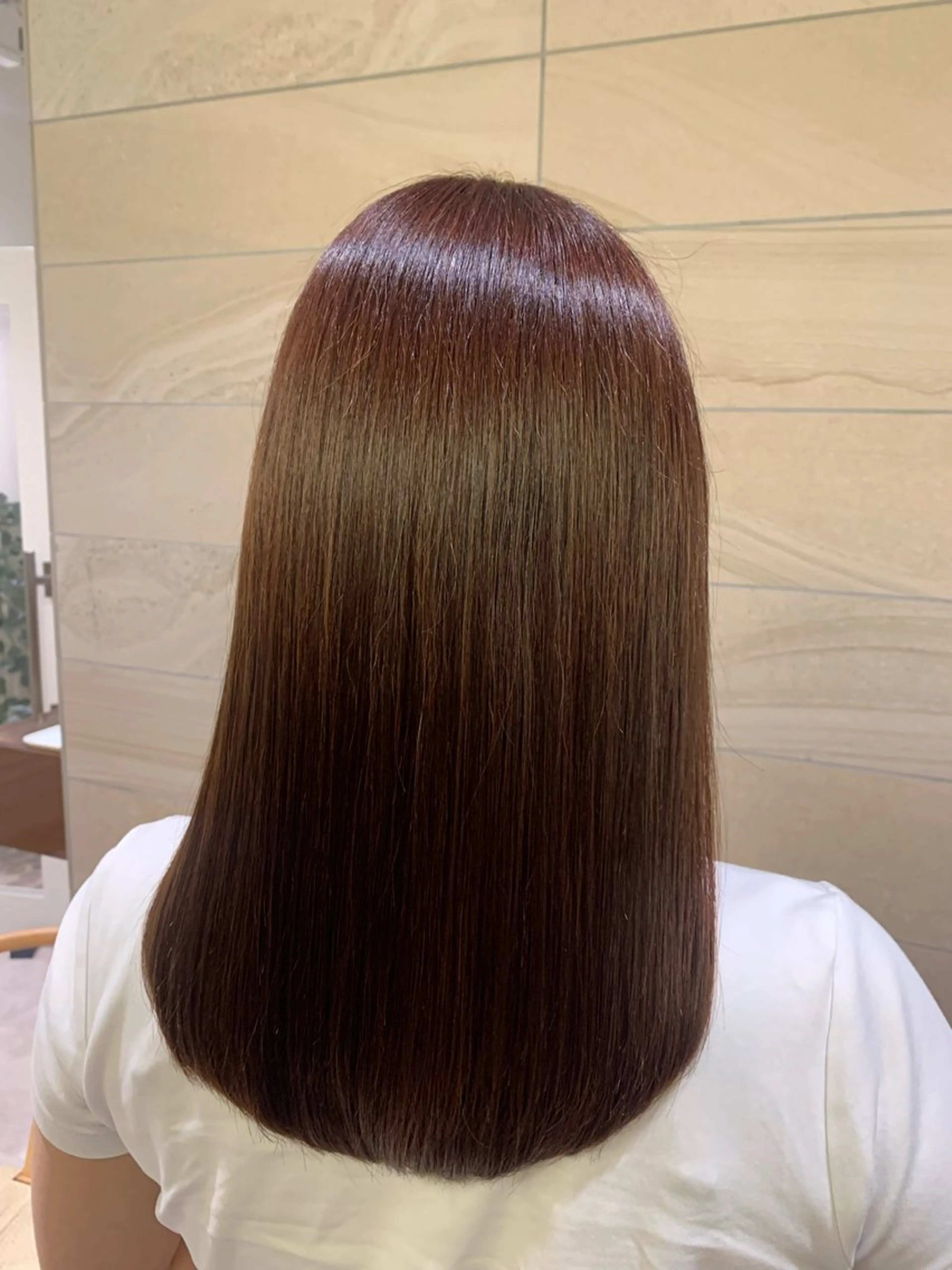 セミロング カラー アッシュ 黒髪 ブルーカラー ブルーブラック ブラウンカラー ヘアカラー 🫧 みゆ🫧のヘアスタイル