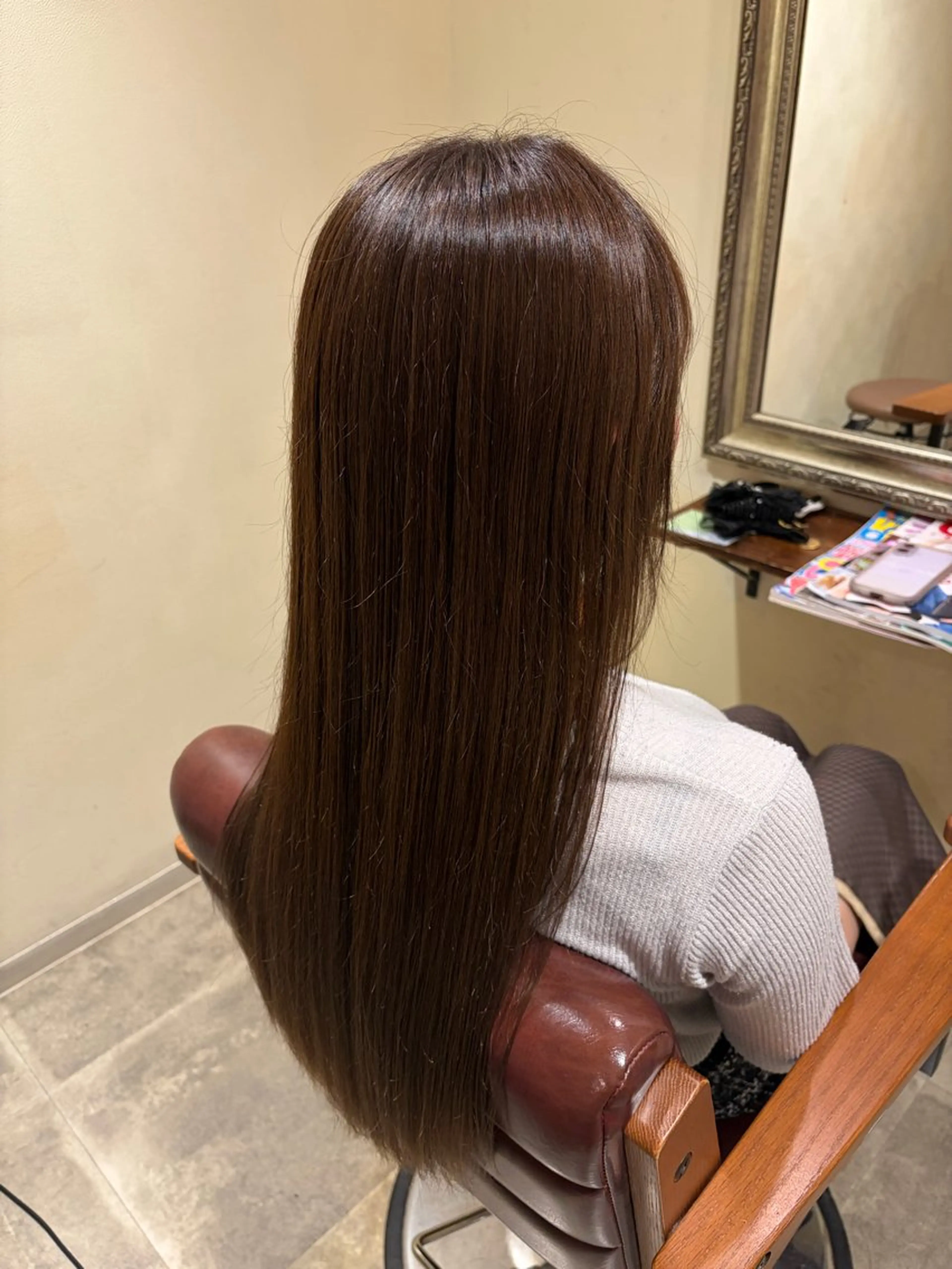 ロング カラー カット ヘアカラー 西村 さくらのヘアスタイル