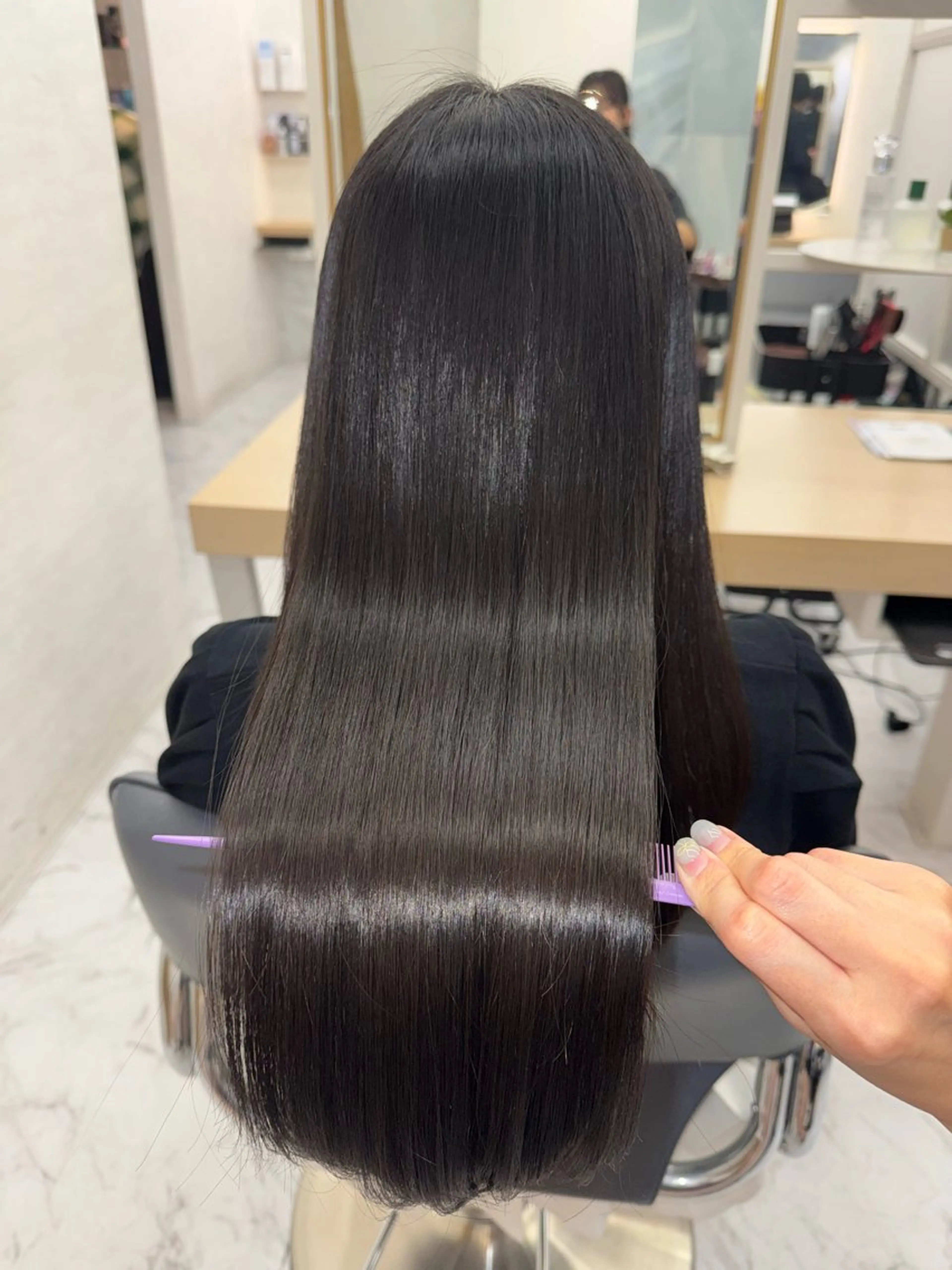 ロング カット ヘアカラー トリートメント 韓国/アイドルヘア 🎀みづきのヘアスタイル