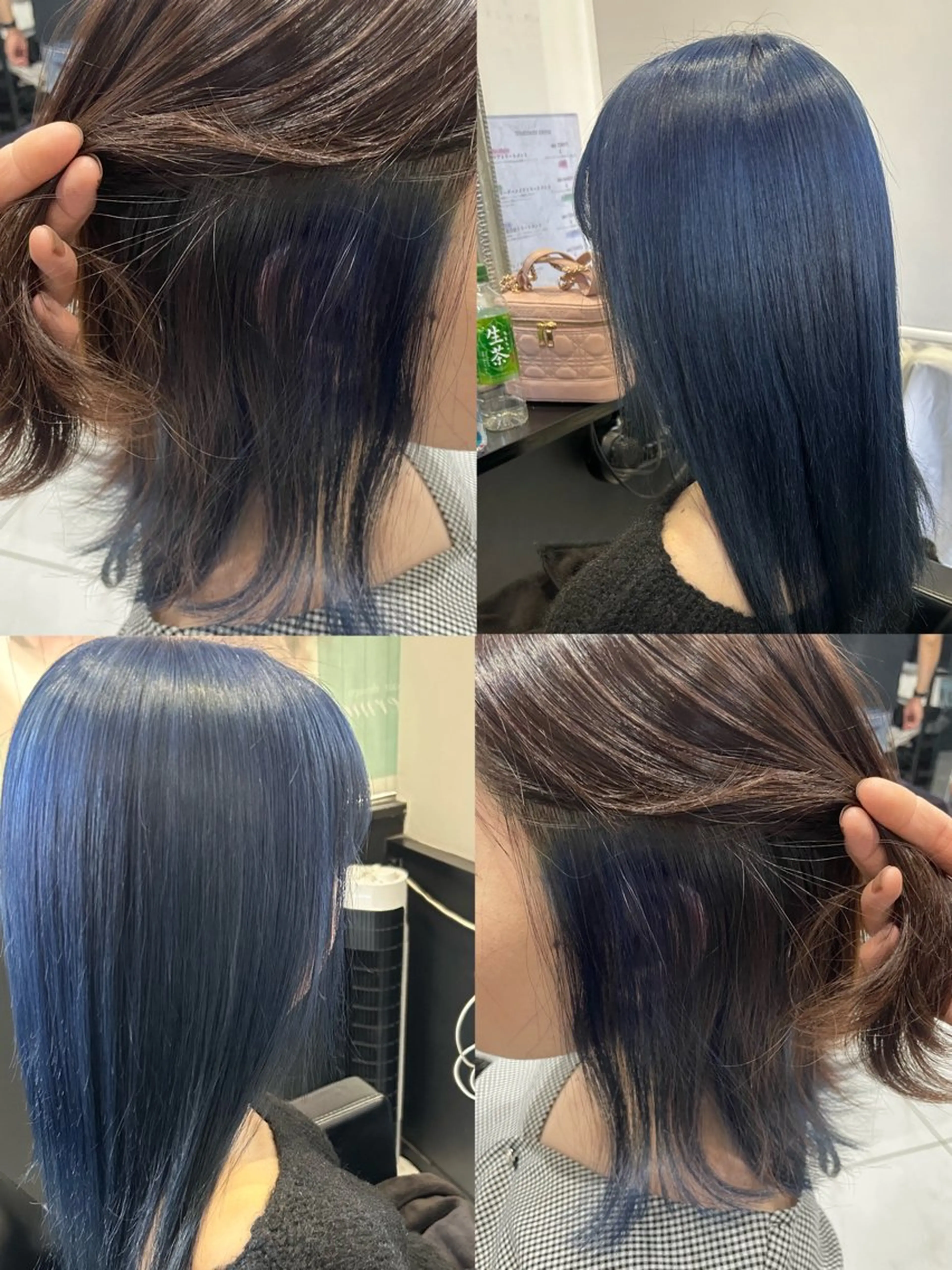 カラー ブルーカラー 長田 麻友子のヘアスタイル