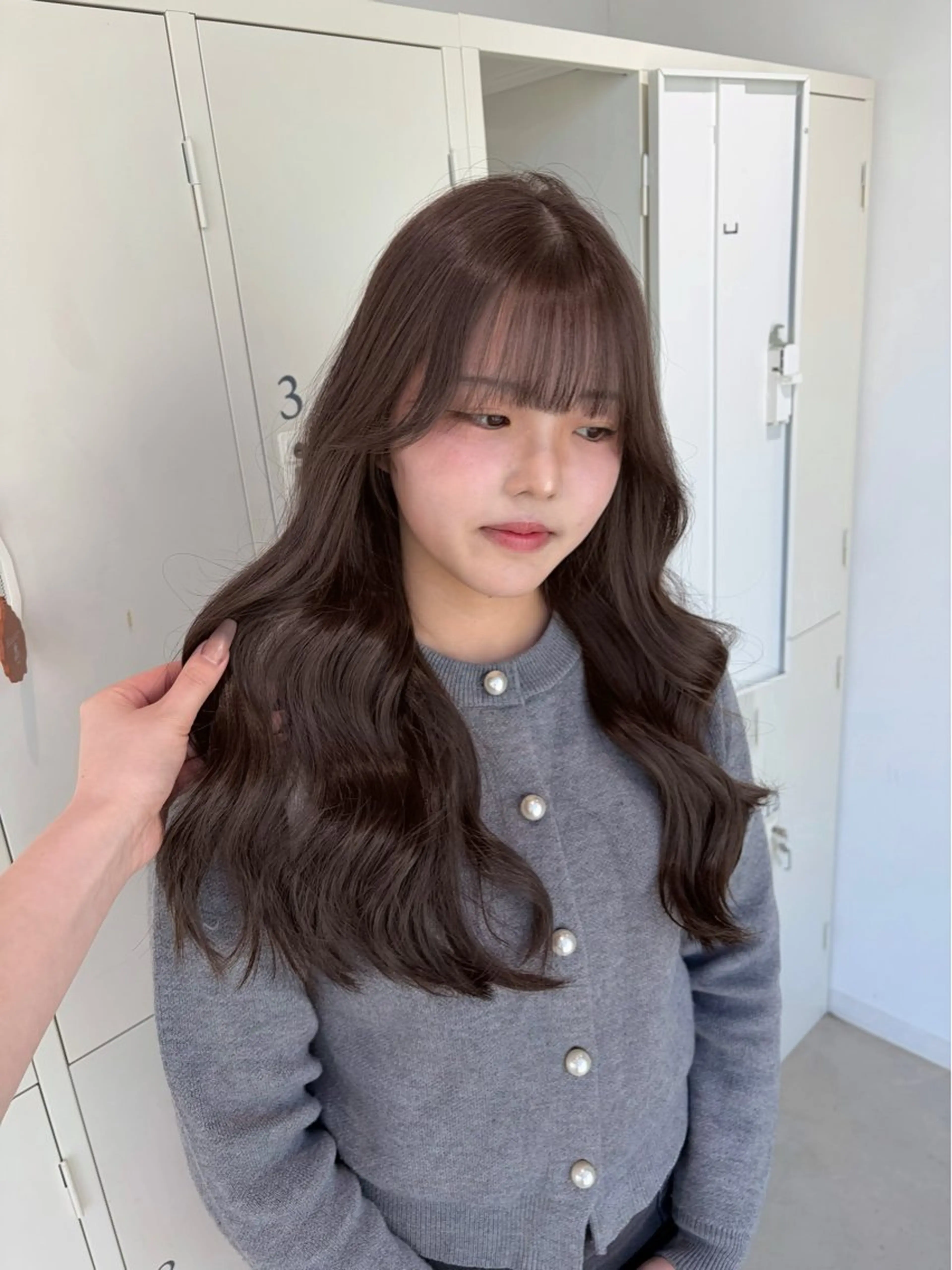 ロング カラー カット ヘアカラー トリートメント EIGHT ／SHU🩶のヘアスタイル