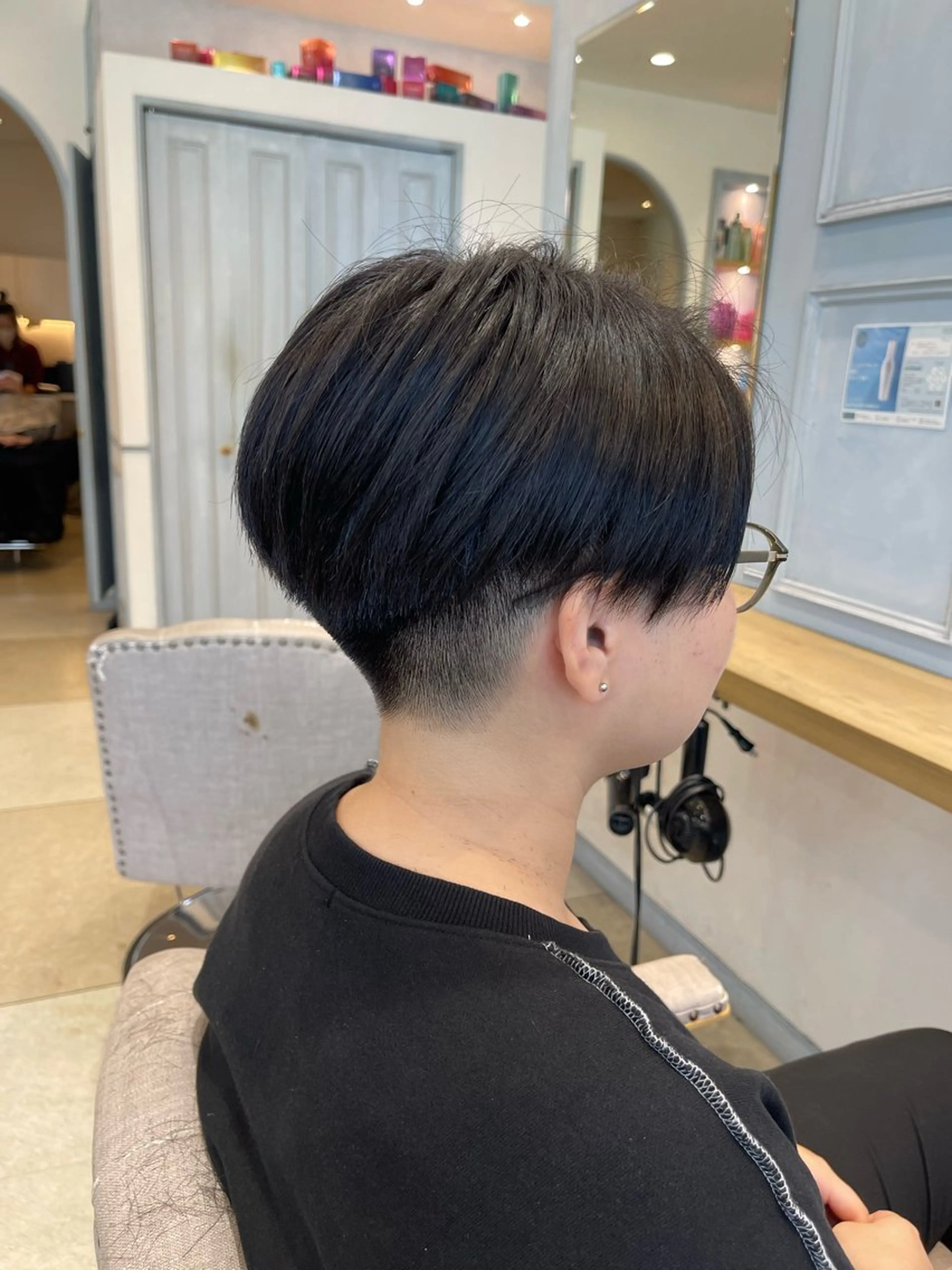 ショート カラー ショートヘア カット ヘアカラー トリートメント ショート/ボブ アンドウ☺︎のヘアスタイル
