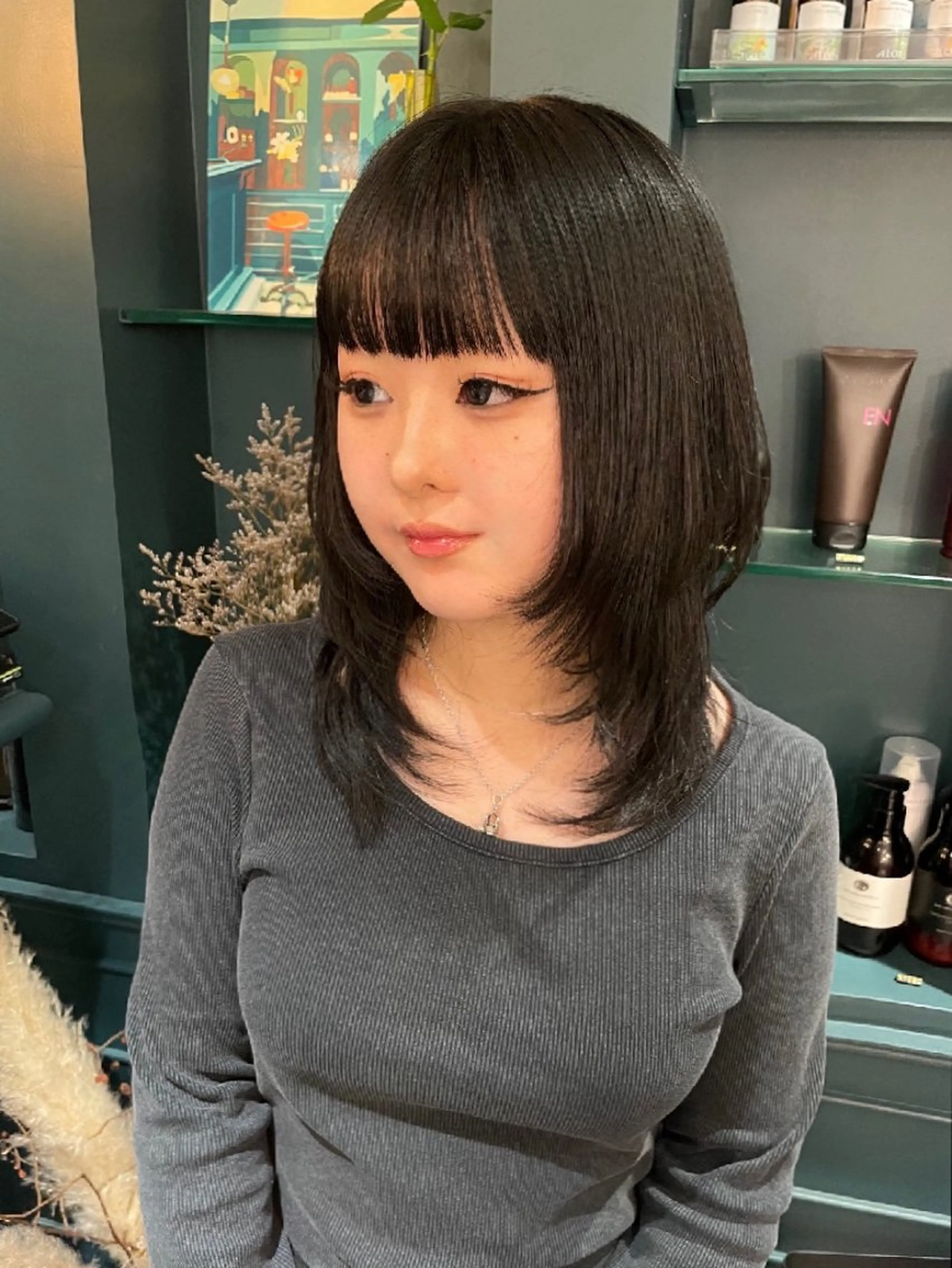 ミディアム 【メンズカット/パー マ✂️】momo🌷のヘアスタイル