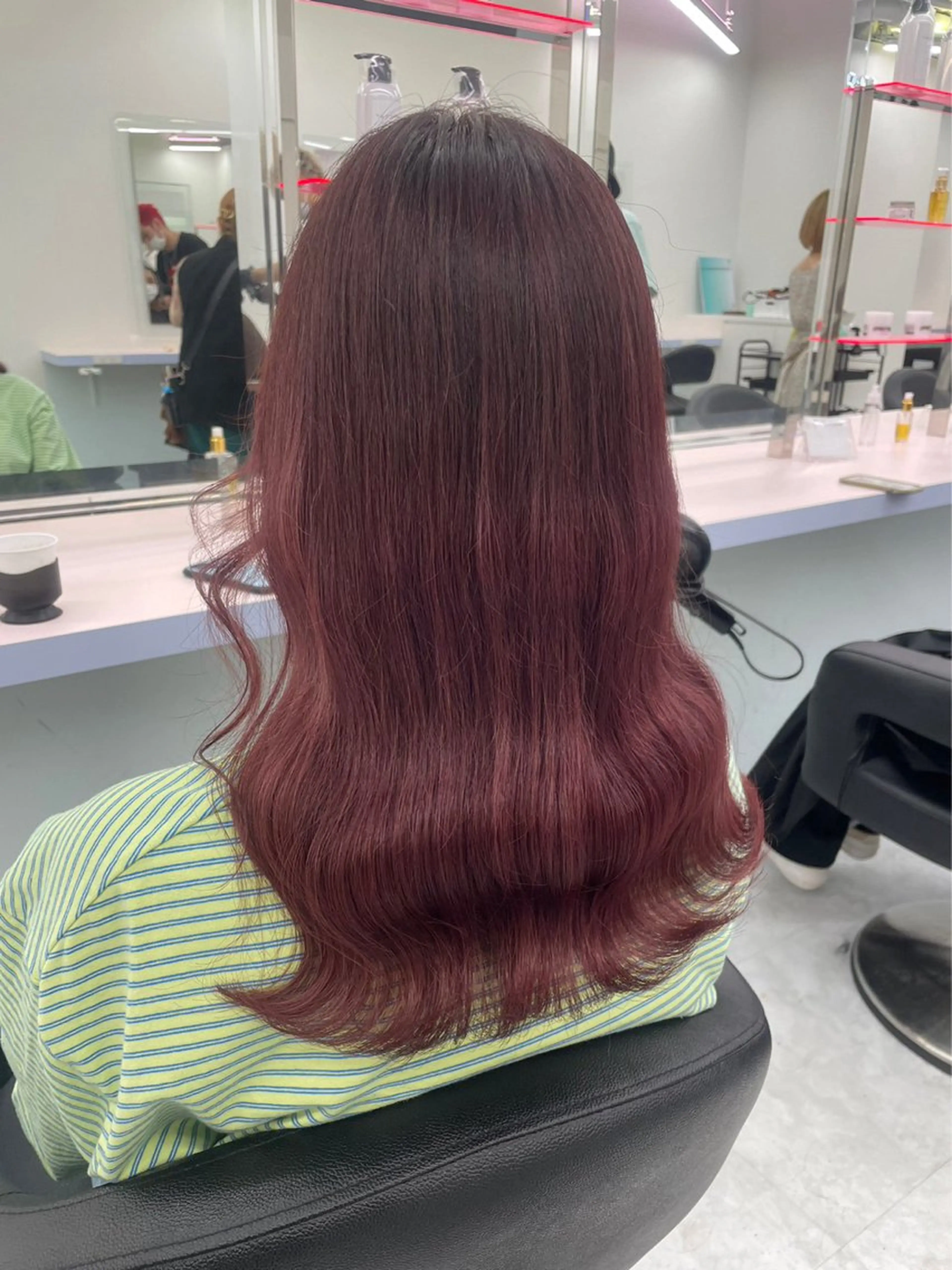 セミロング カラー パーマ ヘアアレンジ メンズ 🤍透明感カラー🤍 似合わせ🤍AINEのヘアスタイル